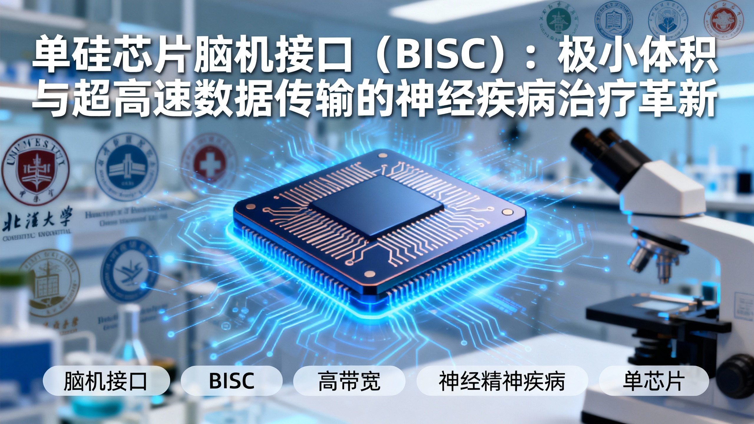 科学家发明微型脑芯片，可实时传输大脑想法