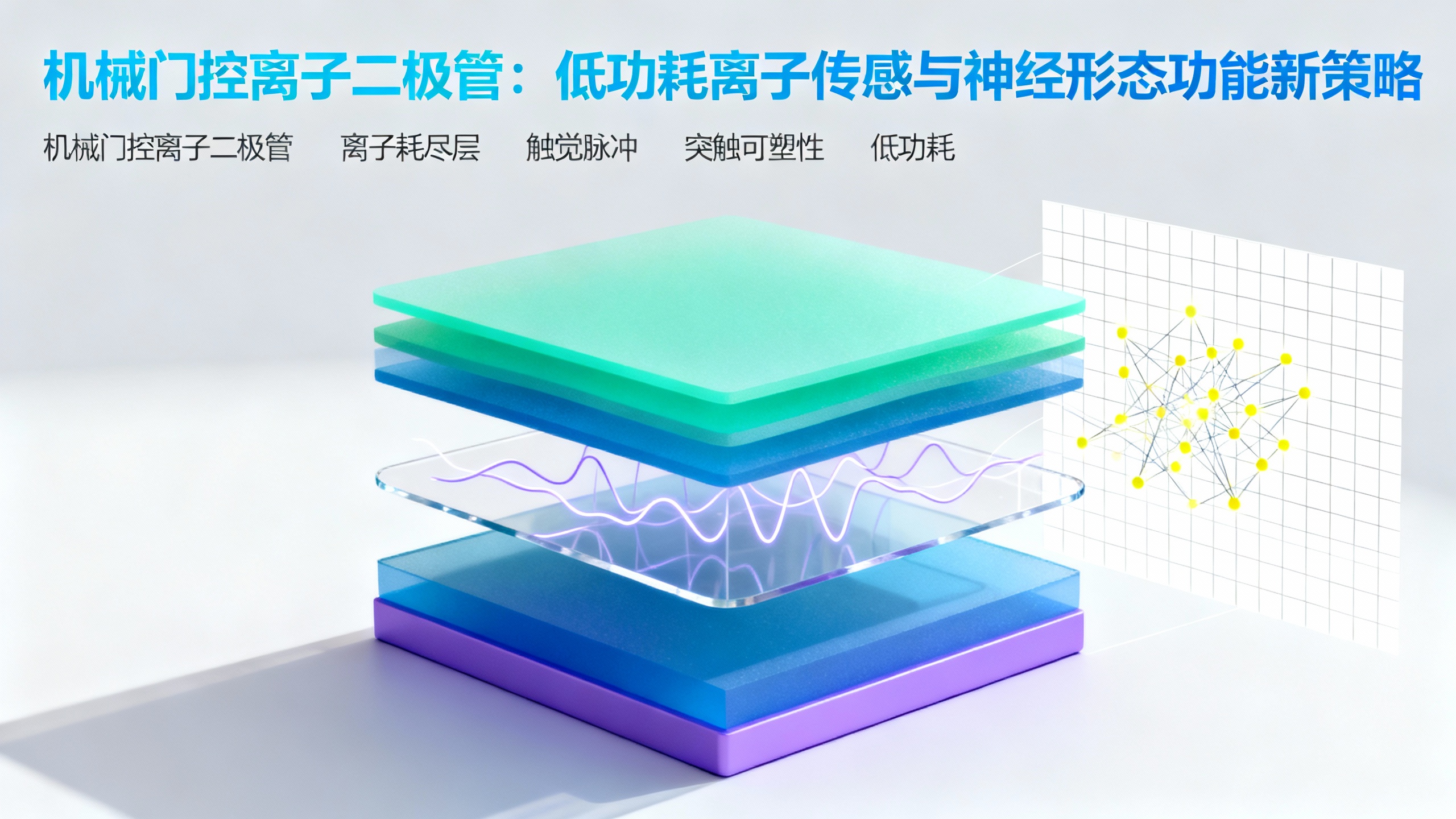 一种能感知触觉的节能电子皮肤