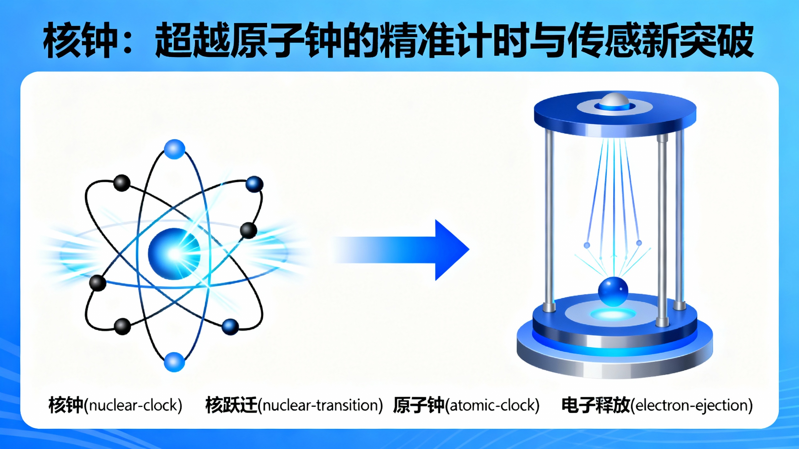 核钟或可用电信号来计时