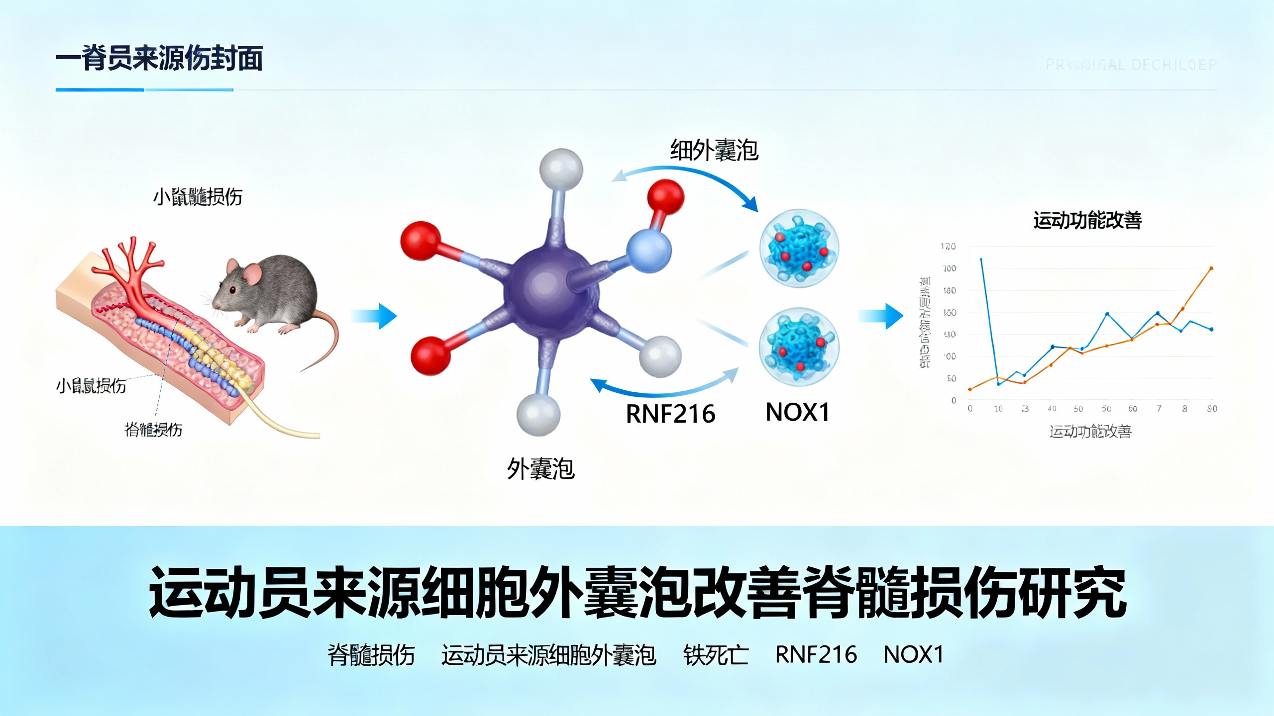 运动员来源的微小颗粒通过阻止神经细胞“铁死亡”来保护脊髓损伤