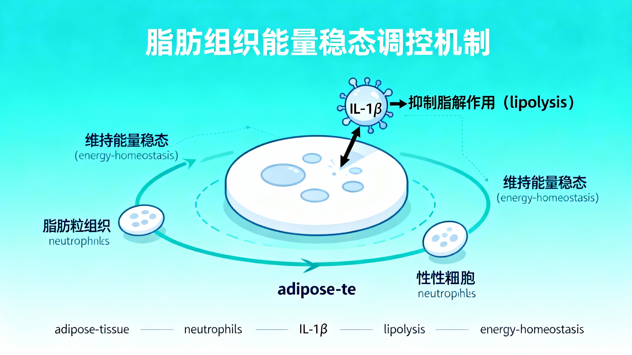 中性粒细胞帮助脂肪细胞在紧张时节省能量