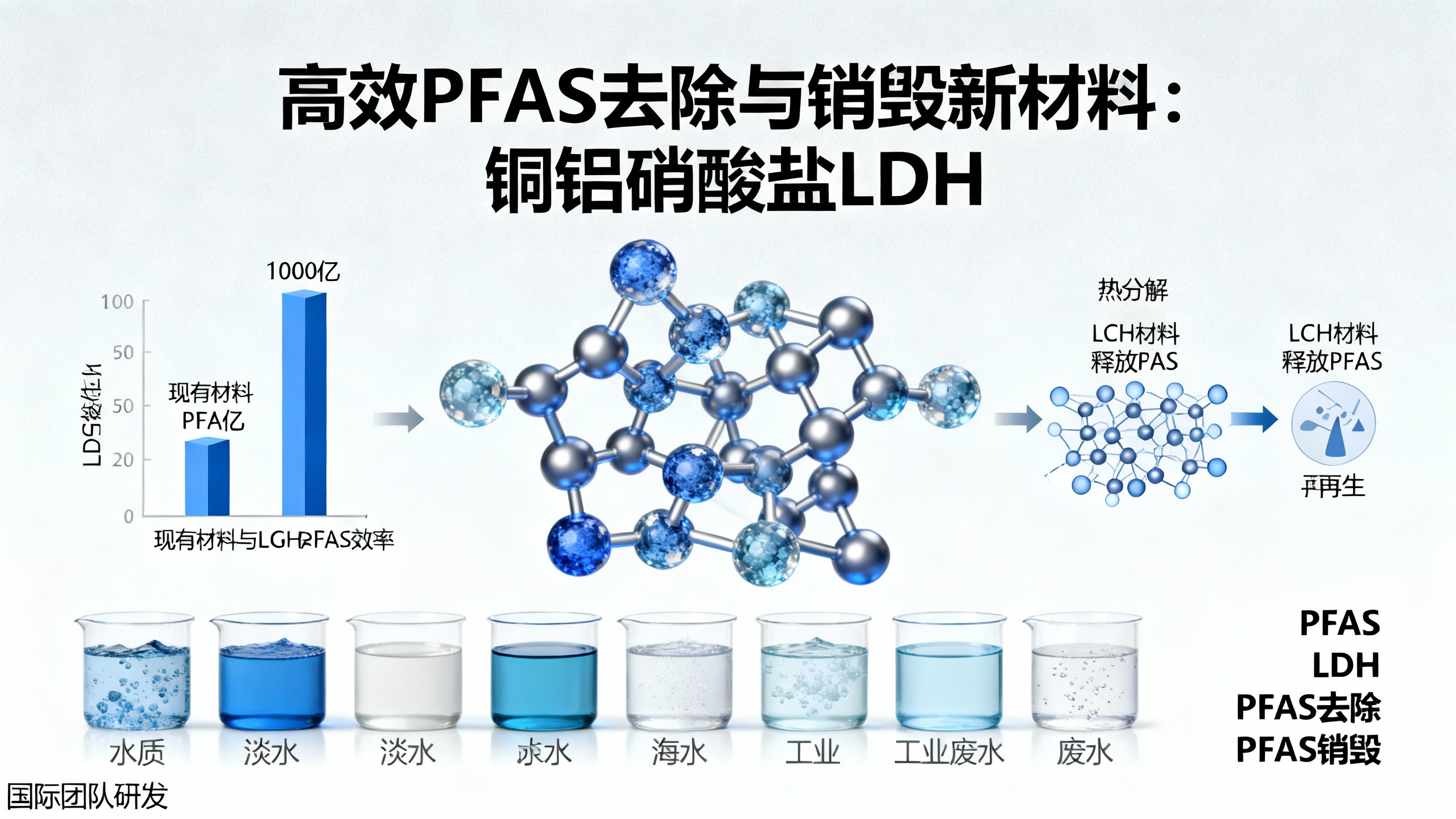新技术以破纪录的速度和效率清除“永久性化学物质”