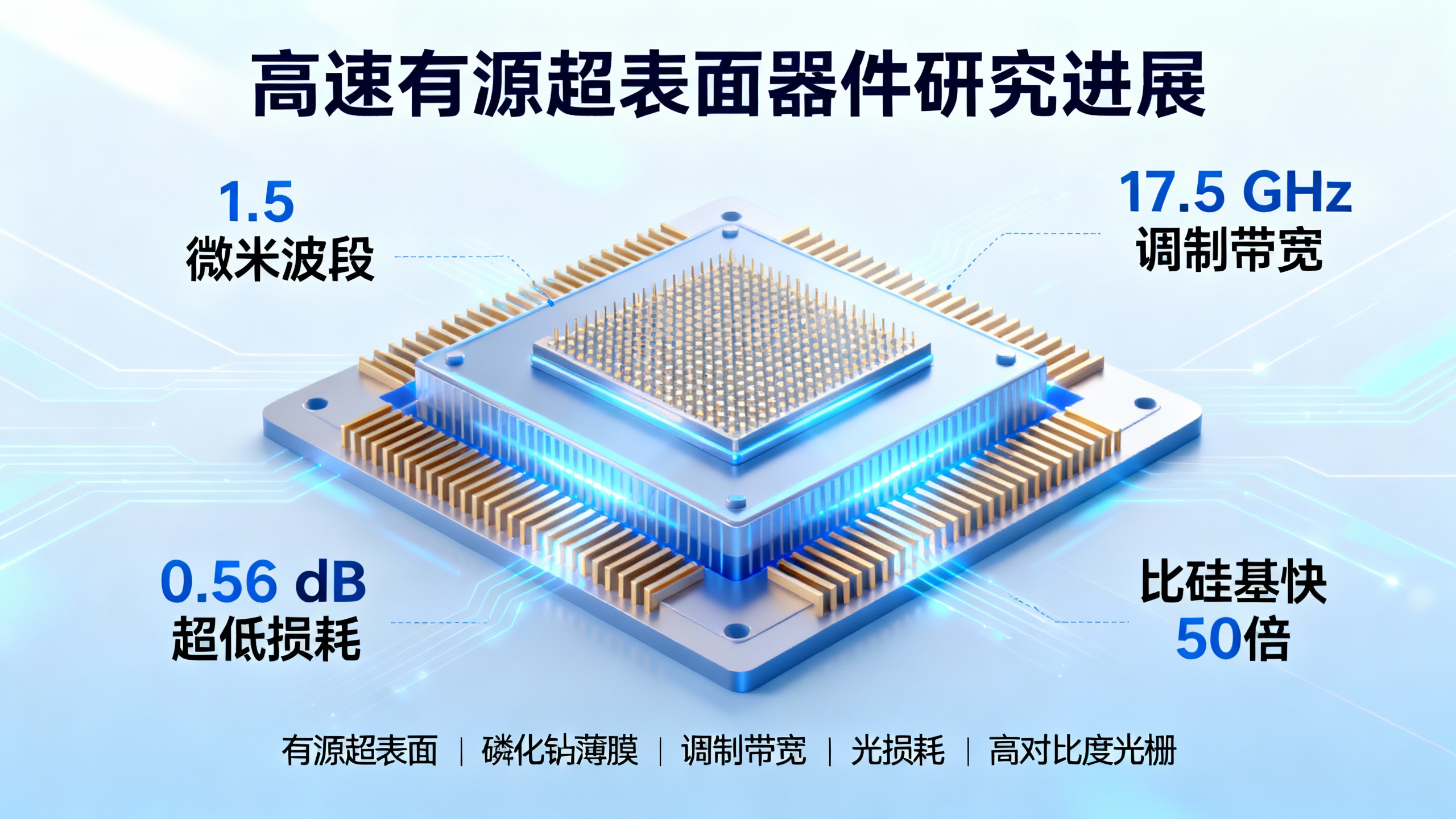 无损耗的高速半导体超表面技术