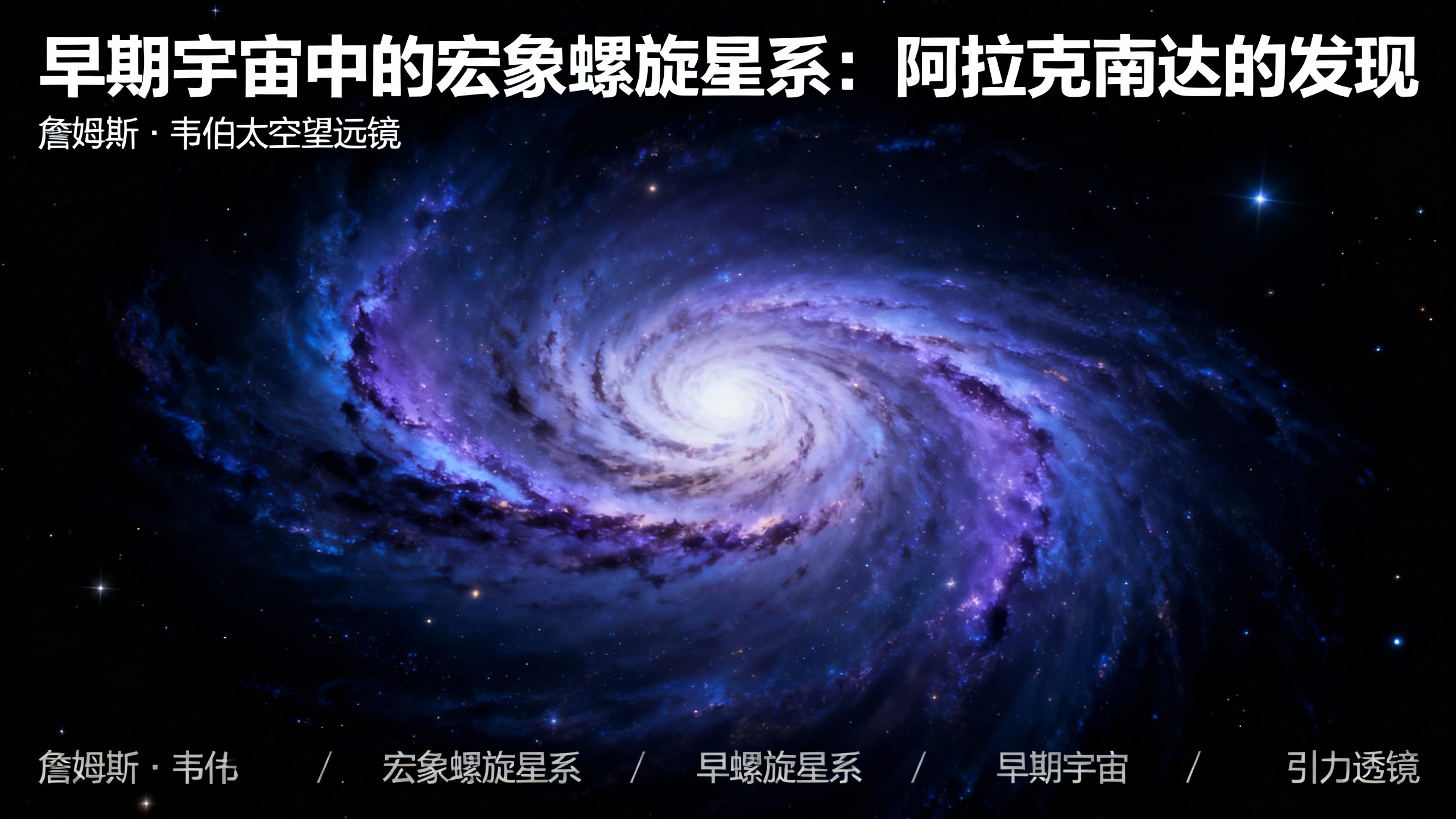 宇宙早期竟发现一个“年轻版银河系”