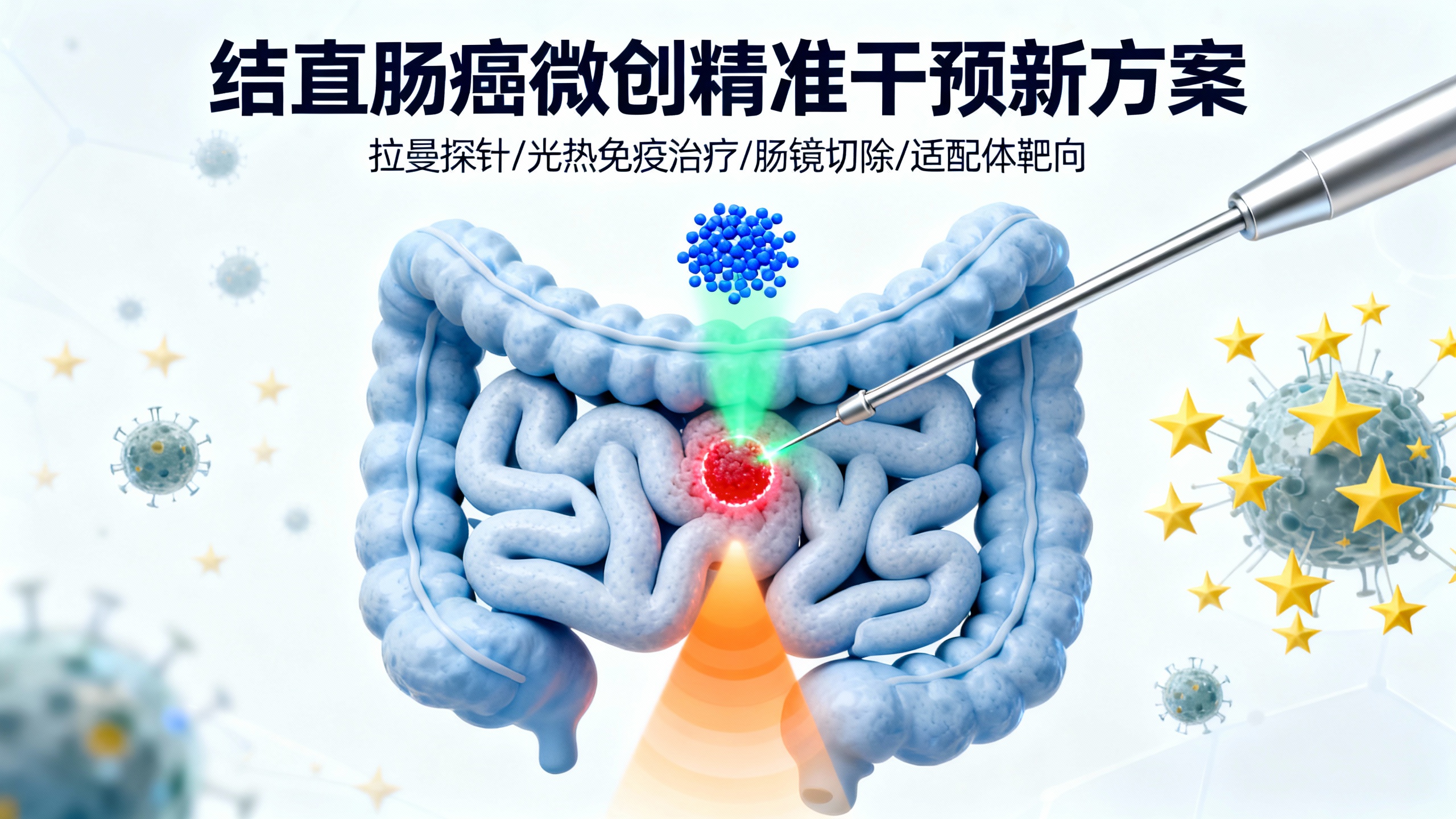 口服“智能探针”帮助肠镜精准切除微小肿瘤并激活免疫治疗
