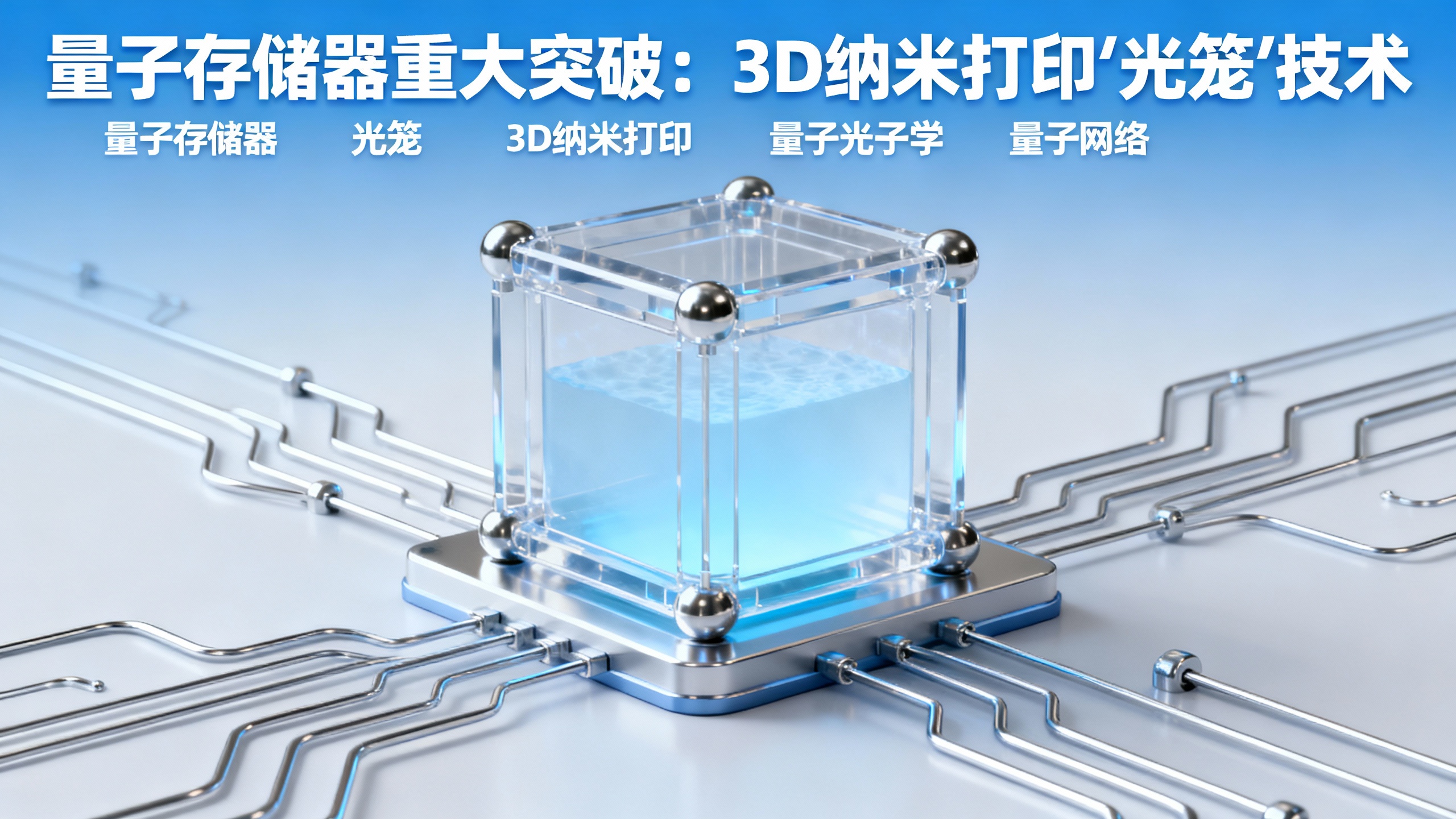 微型3D打印“光笼”或可开启量子互联网