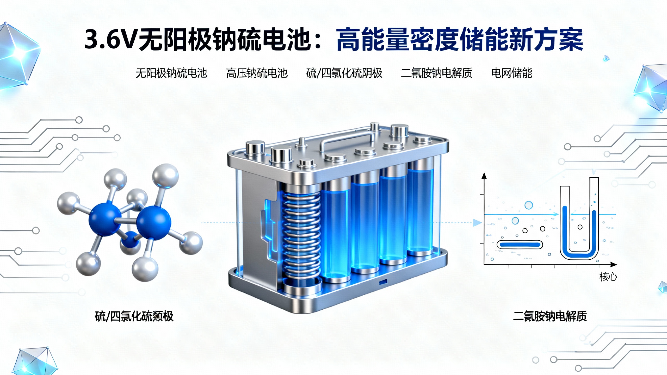 无阳极高压钠硫电池