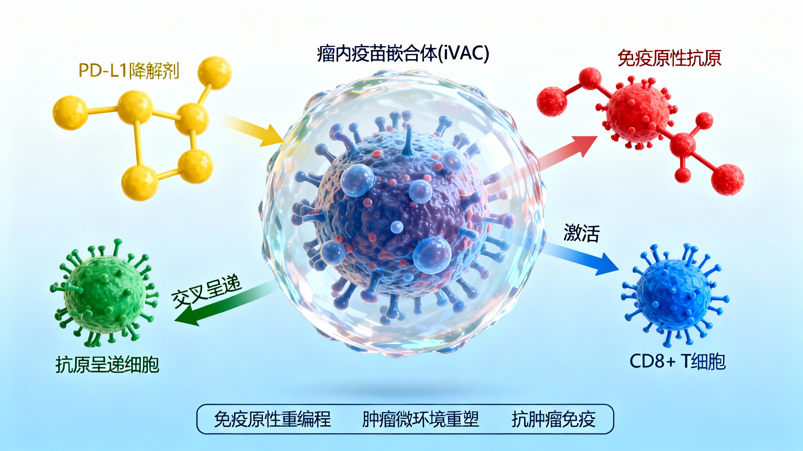 通过降解检查点来释放疫苗：一种新型肿瘤内免疫疗法