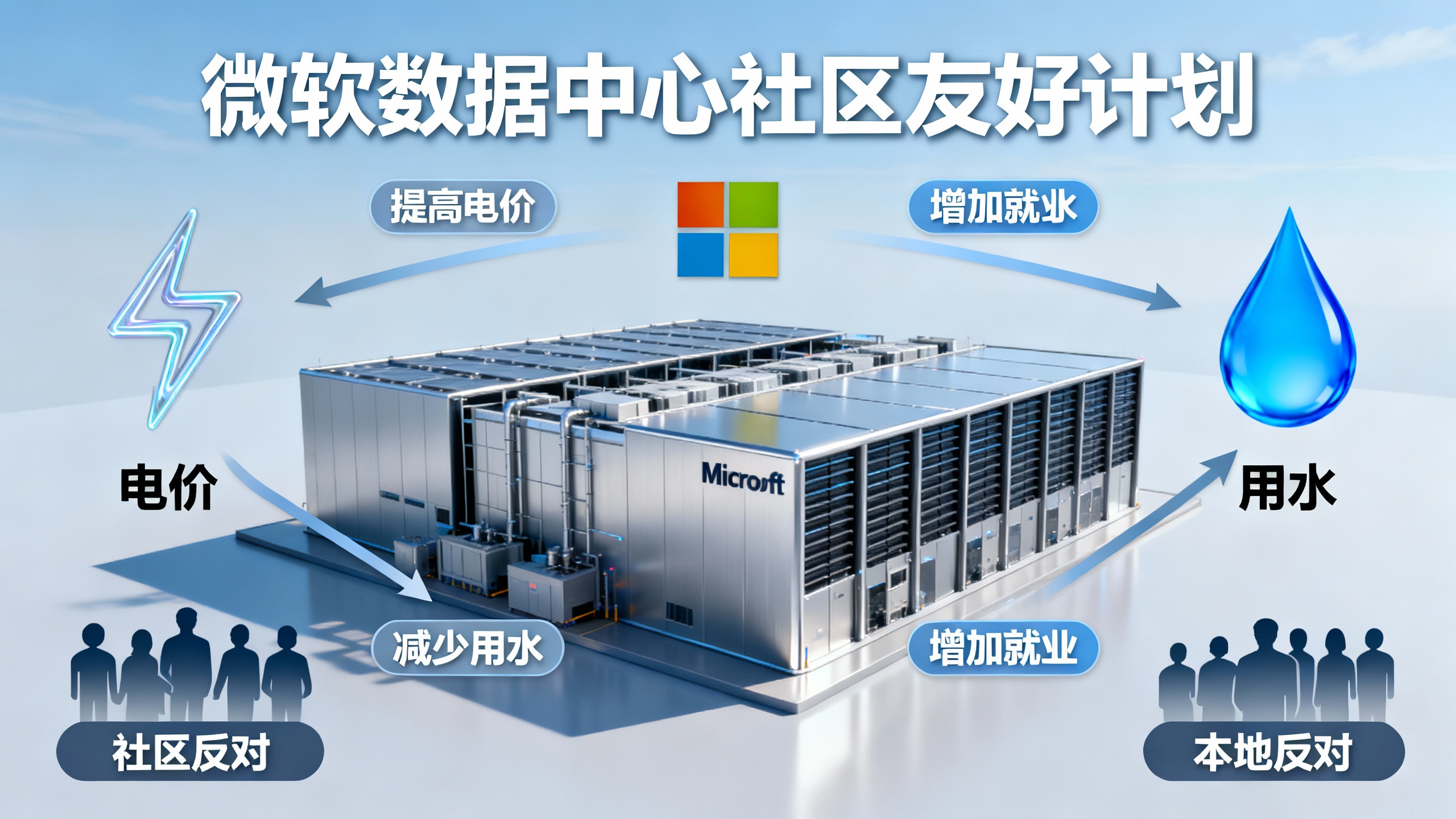 微软有个妙招，让你的电费不会因为数据中心而上涨