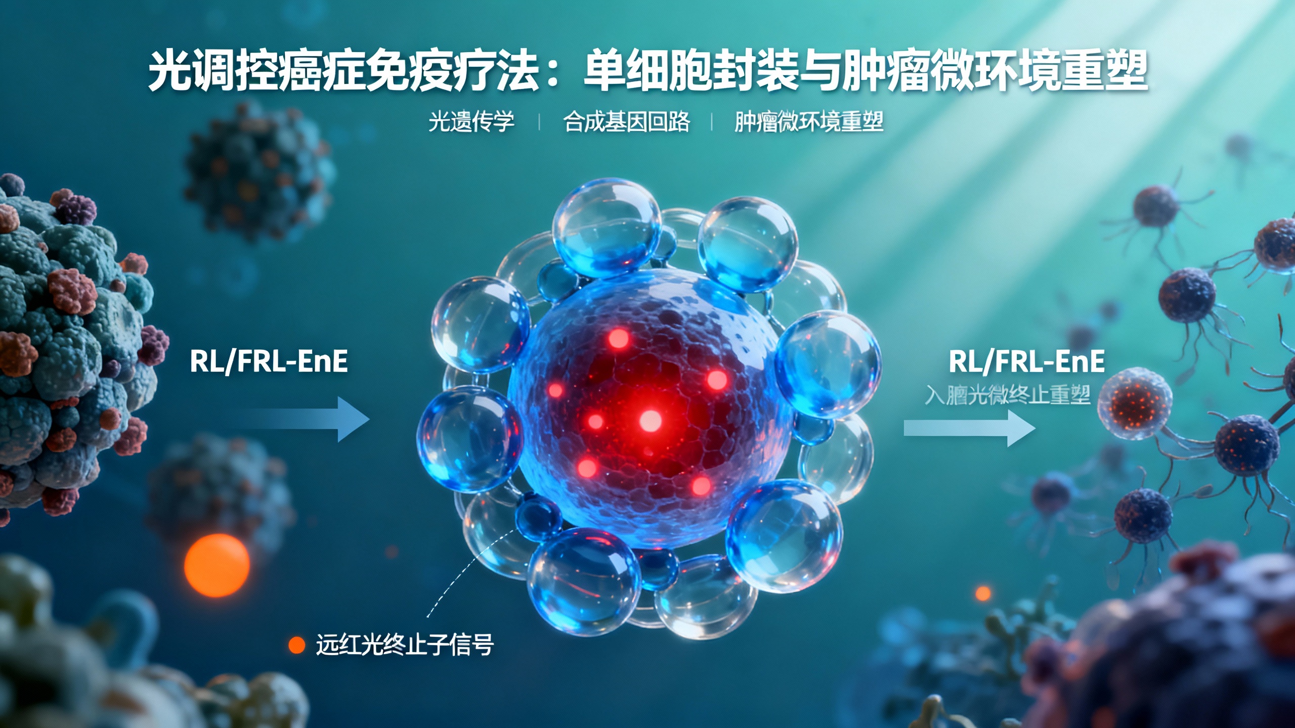 按需启动的癌症免疫治疗：用人工设计细胞的微型胶囊实现