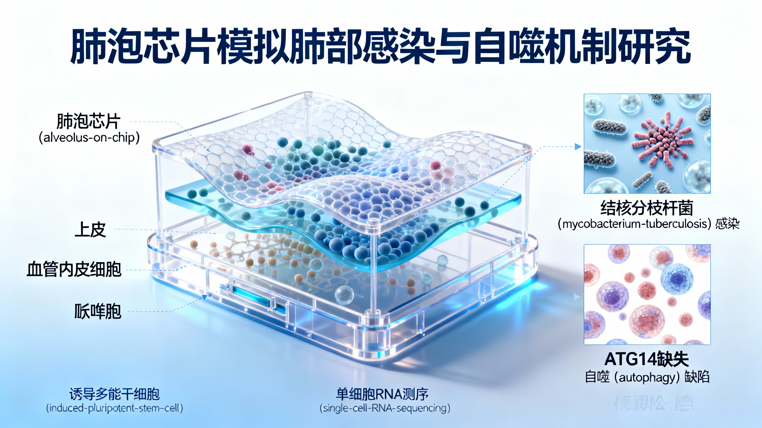 用患者自身细胞制造的“肺泡芯片”揭示结核病早期感染过程