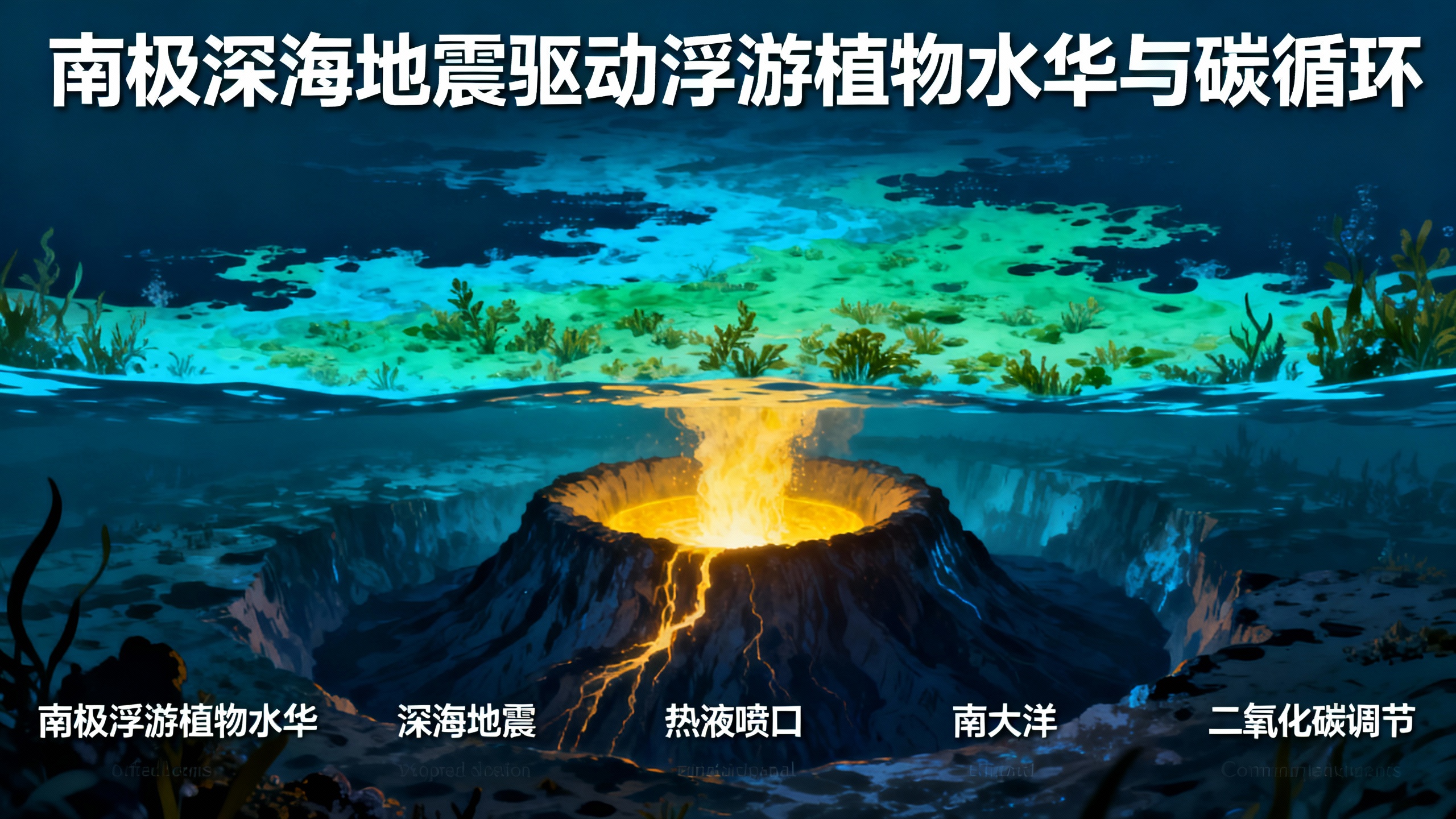 深海地震为南极浮游生物爆发提供能量