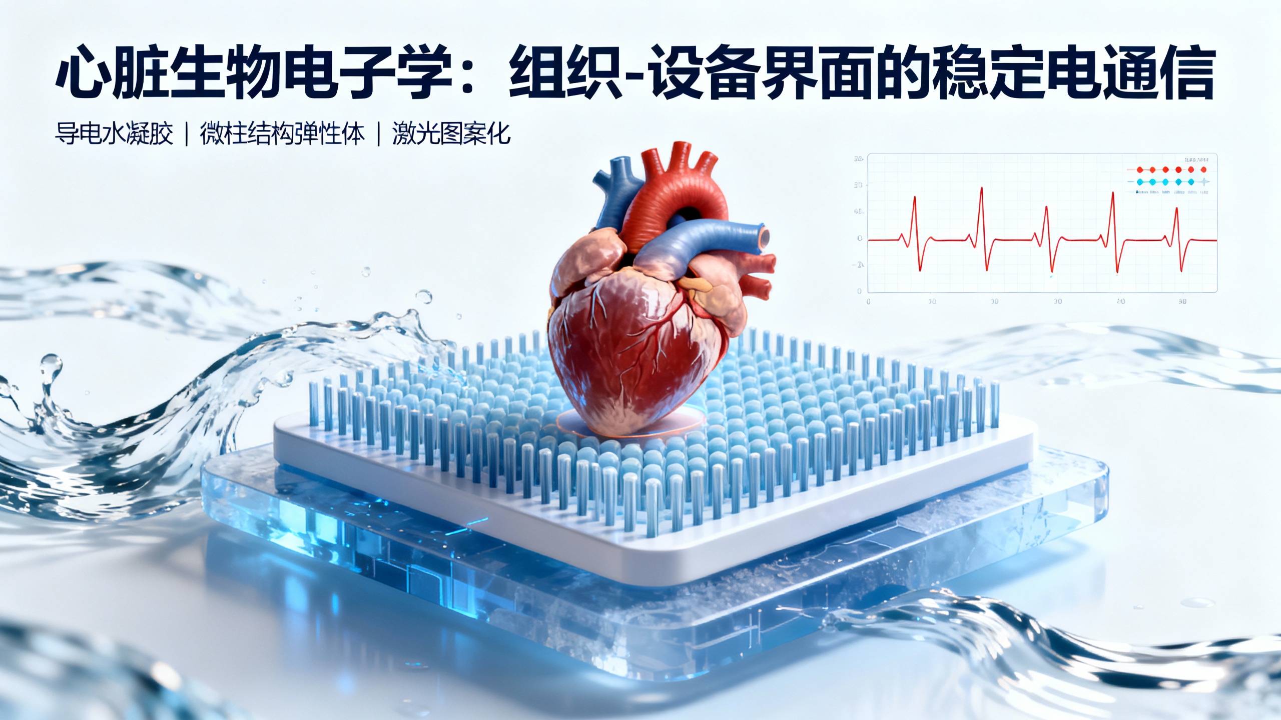 轻松实现水凝胶与弹性材料结合，打造稳定耐用的心脏电子设备