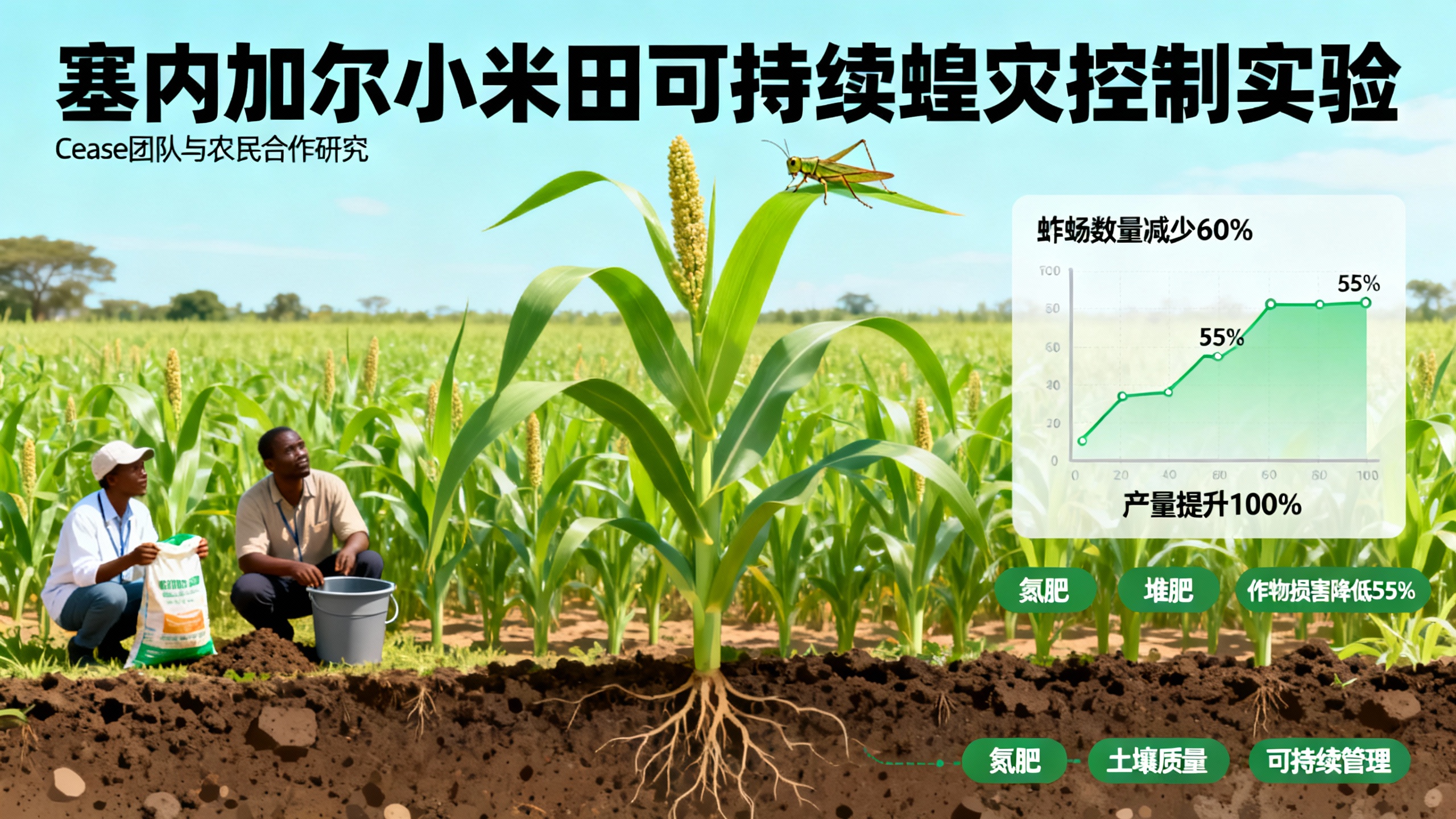 小小土壤改良，既减少蝗虫危害又让产量翻倍