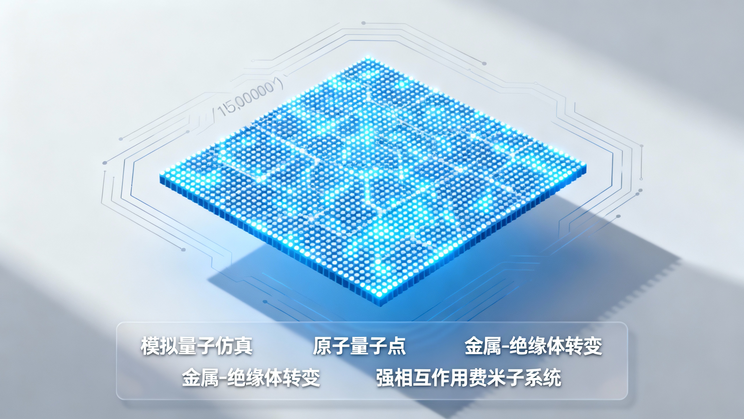 用原子点阵列进行大规模类比量子模拟