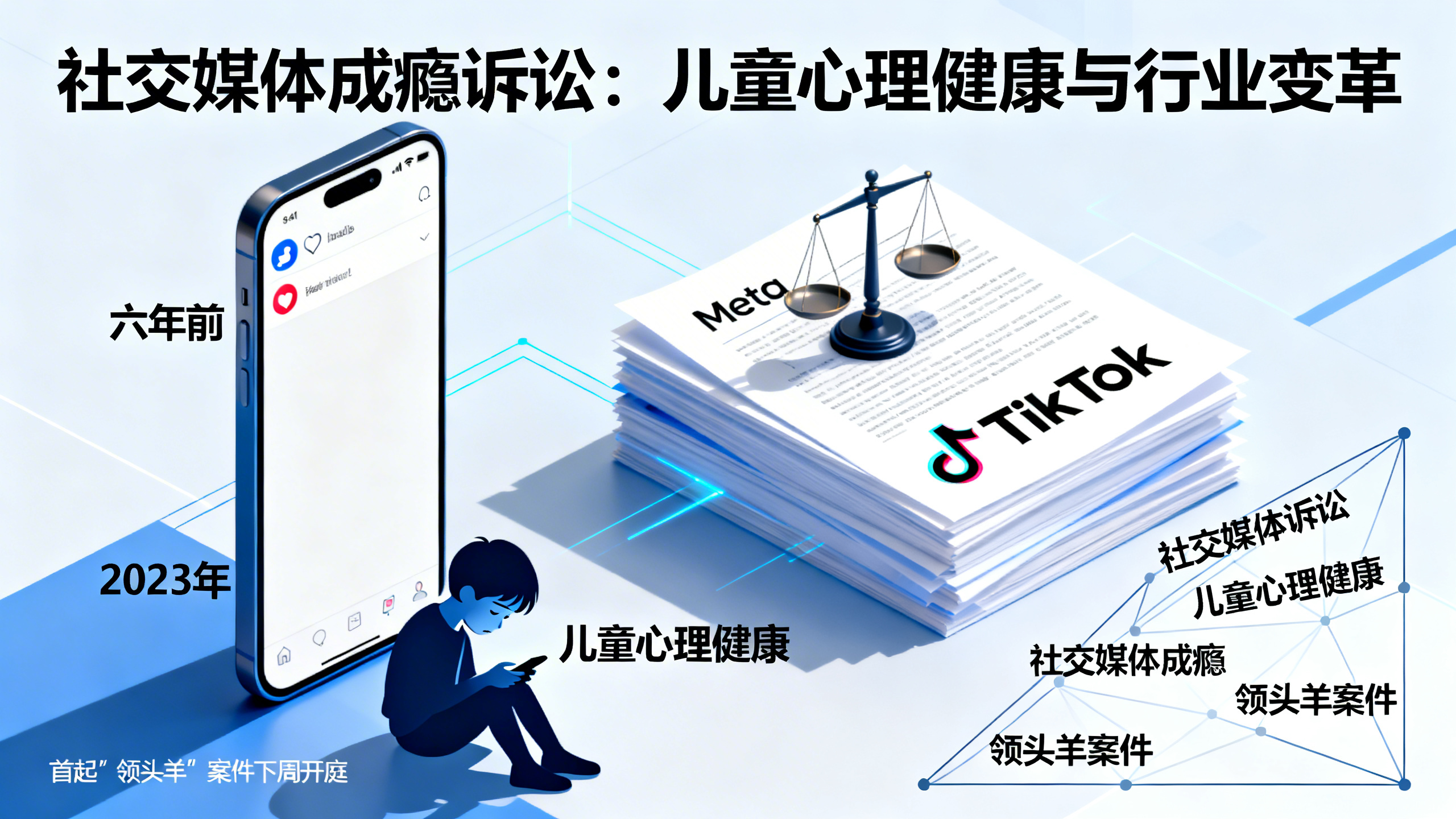 备受关注的社交媒体成瘾案下周开庭，这些是关键问题