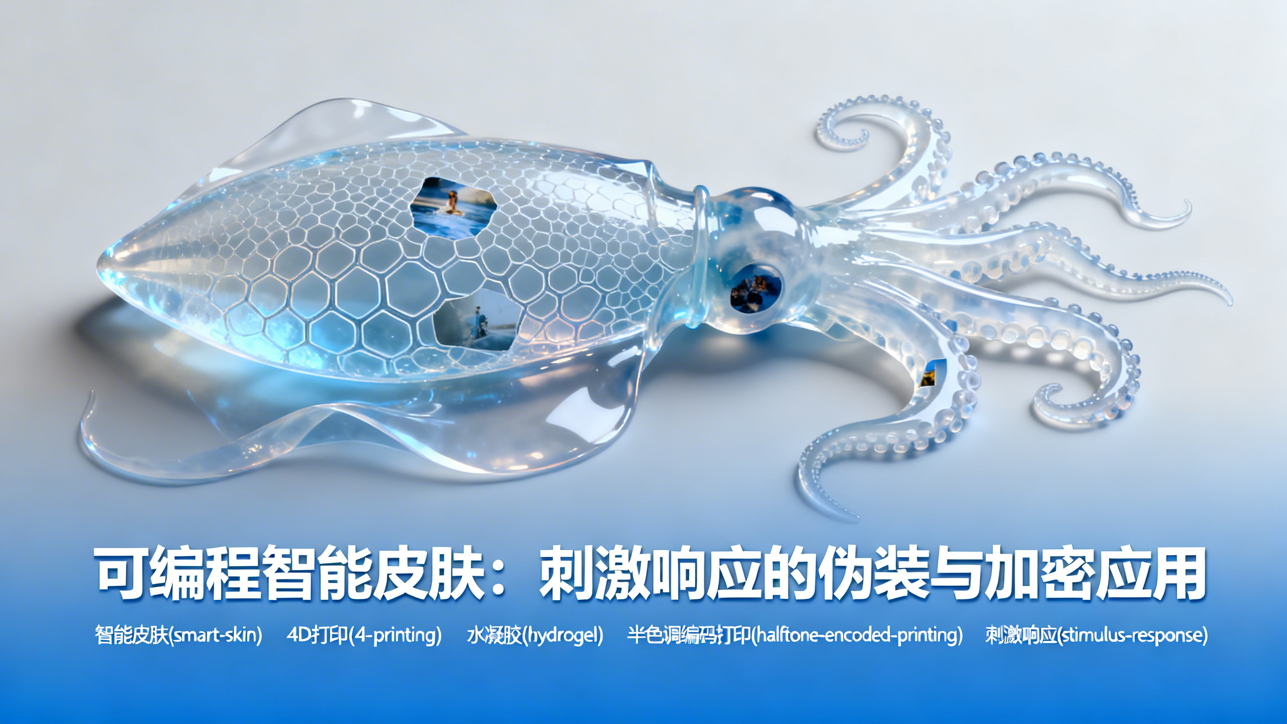 科学家造出能“隐身”和变形的智能人造皮肤