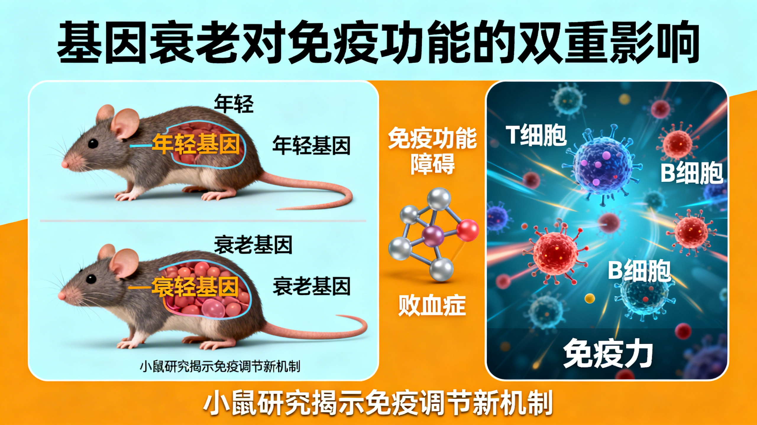 衰老如何削弱身体对抗严重感染的能力