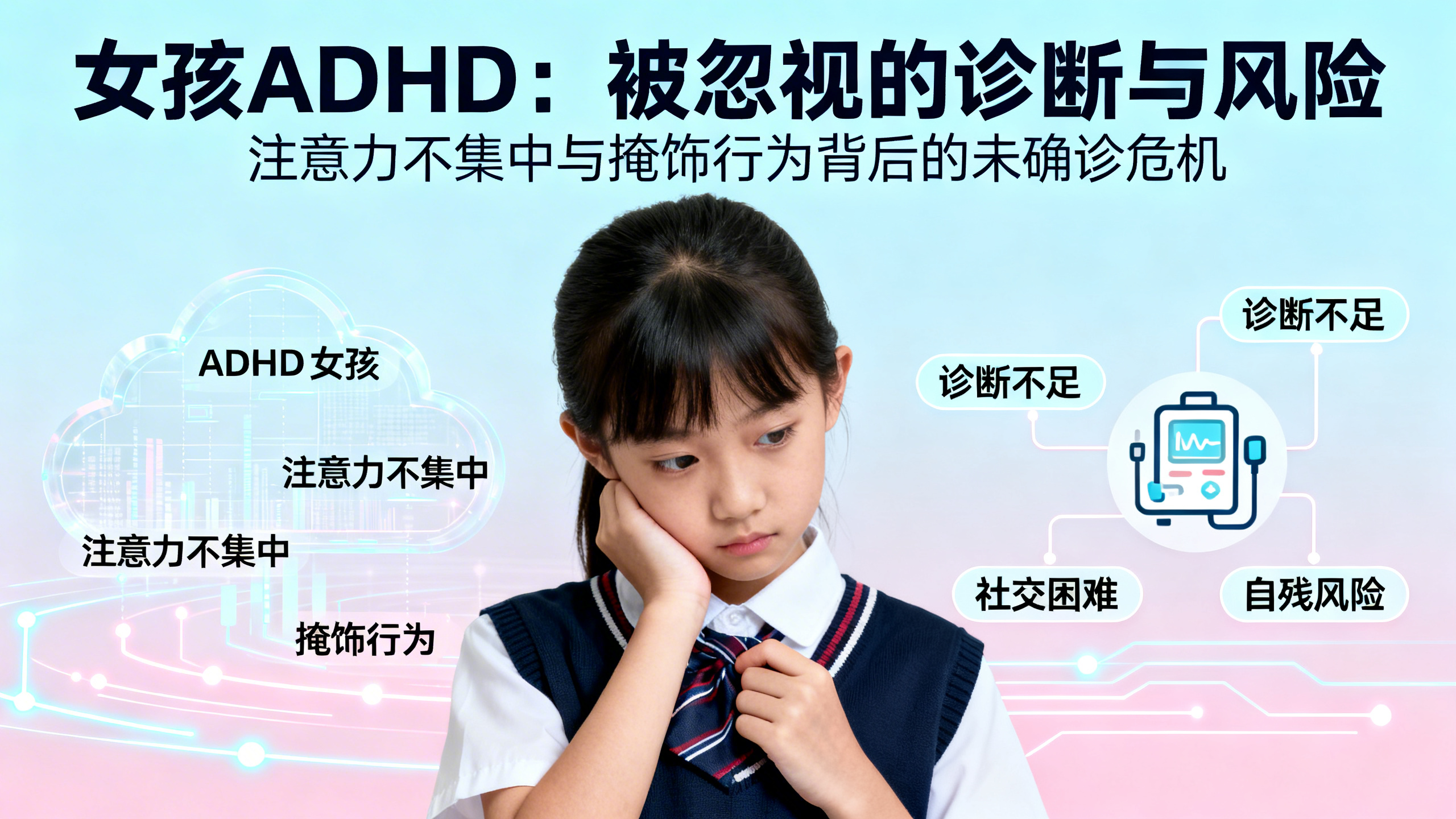 为什么女孩的多动症常常被忽视