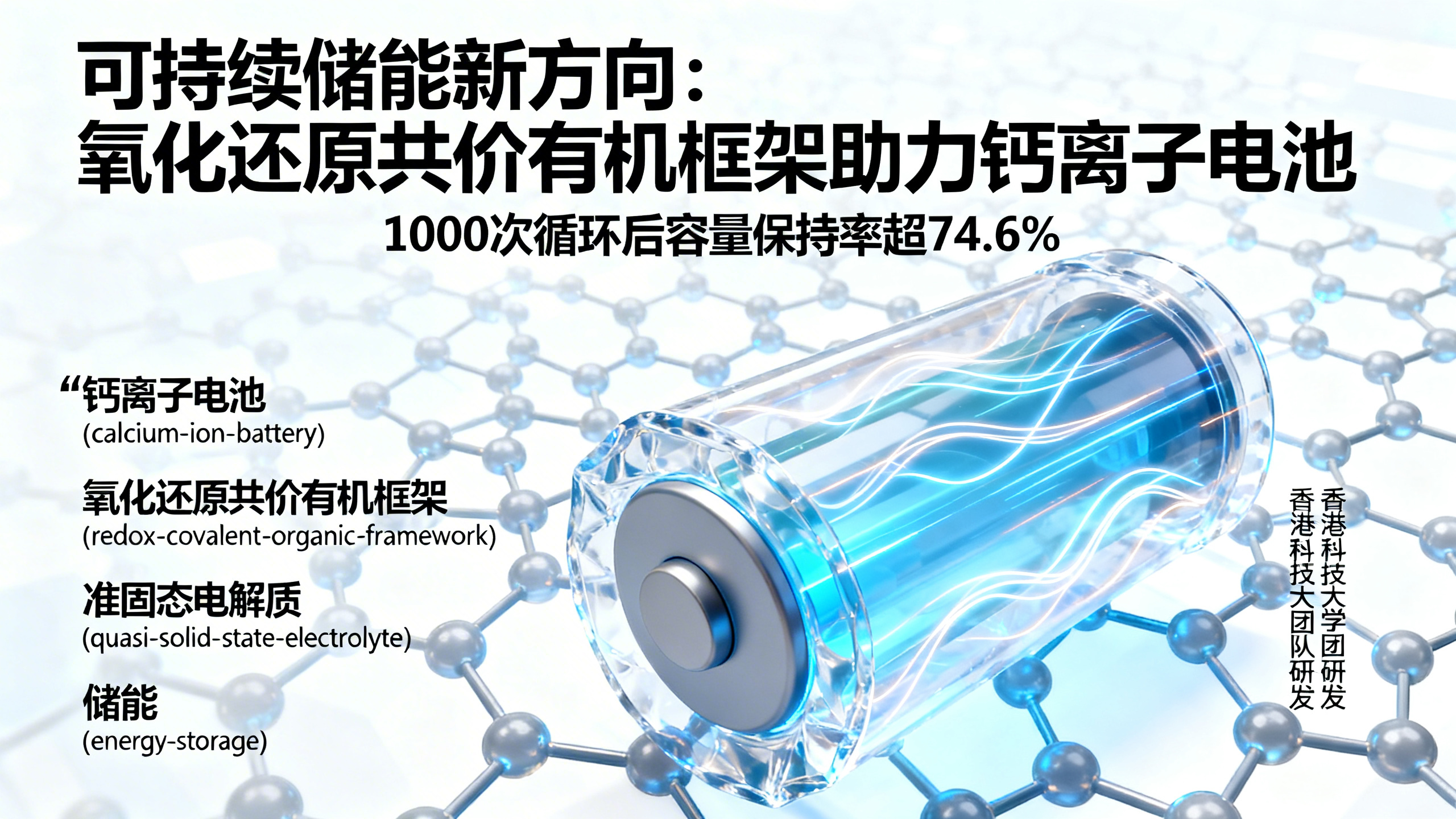 新型钙离子电池：不依赖锂，性能更出色