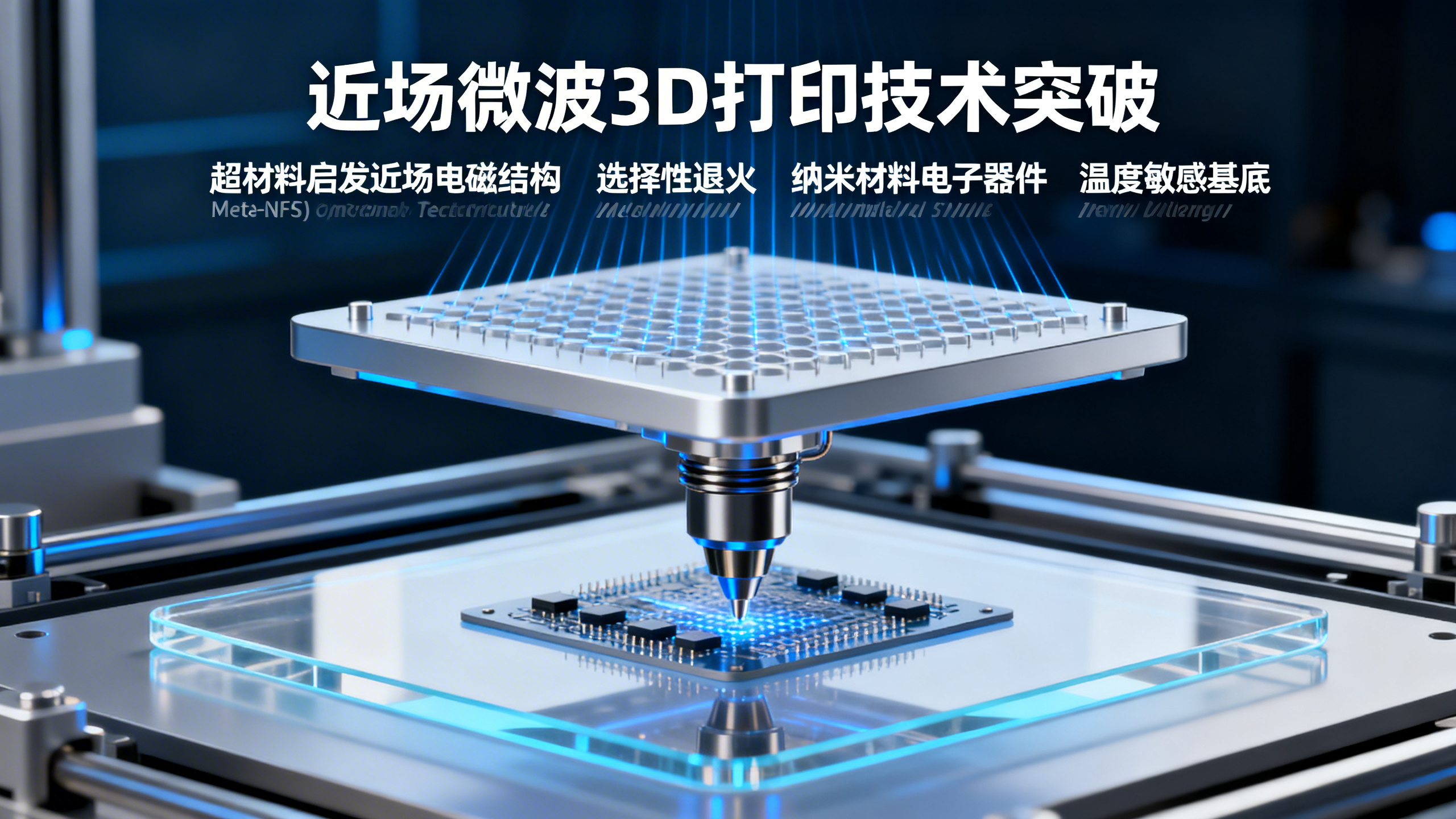 用纳米材料3D打印电子器件：借助类似超材料的近场电磁结构