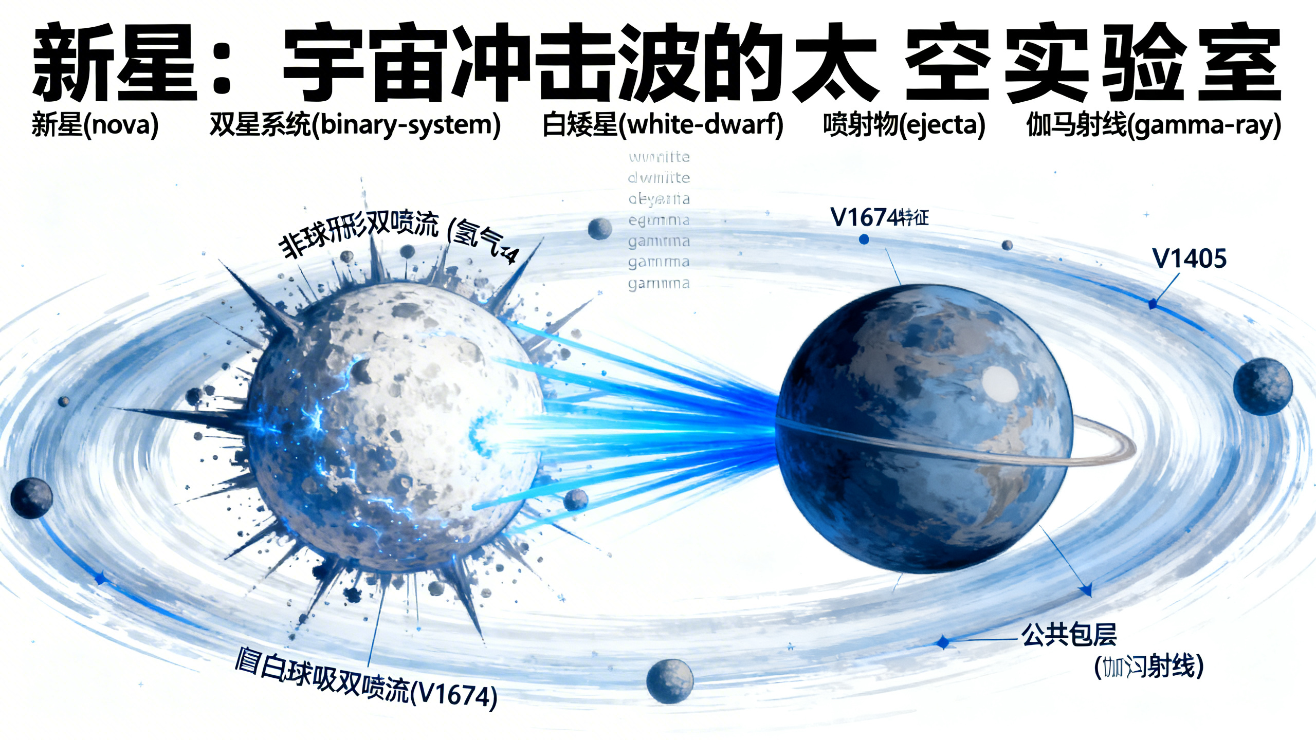 白矮星爆炸瞬间被拍到