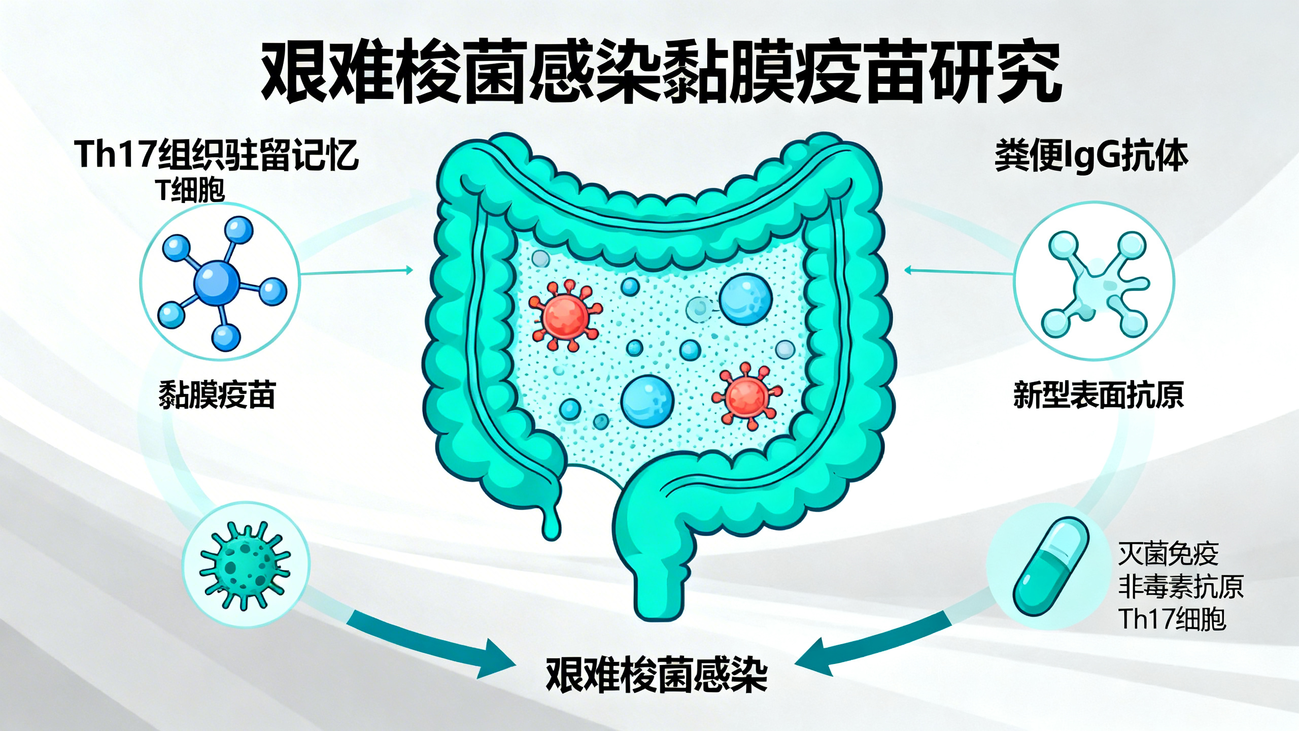 黏膜疫苗可清除艰难梭菌定植