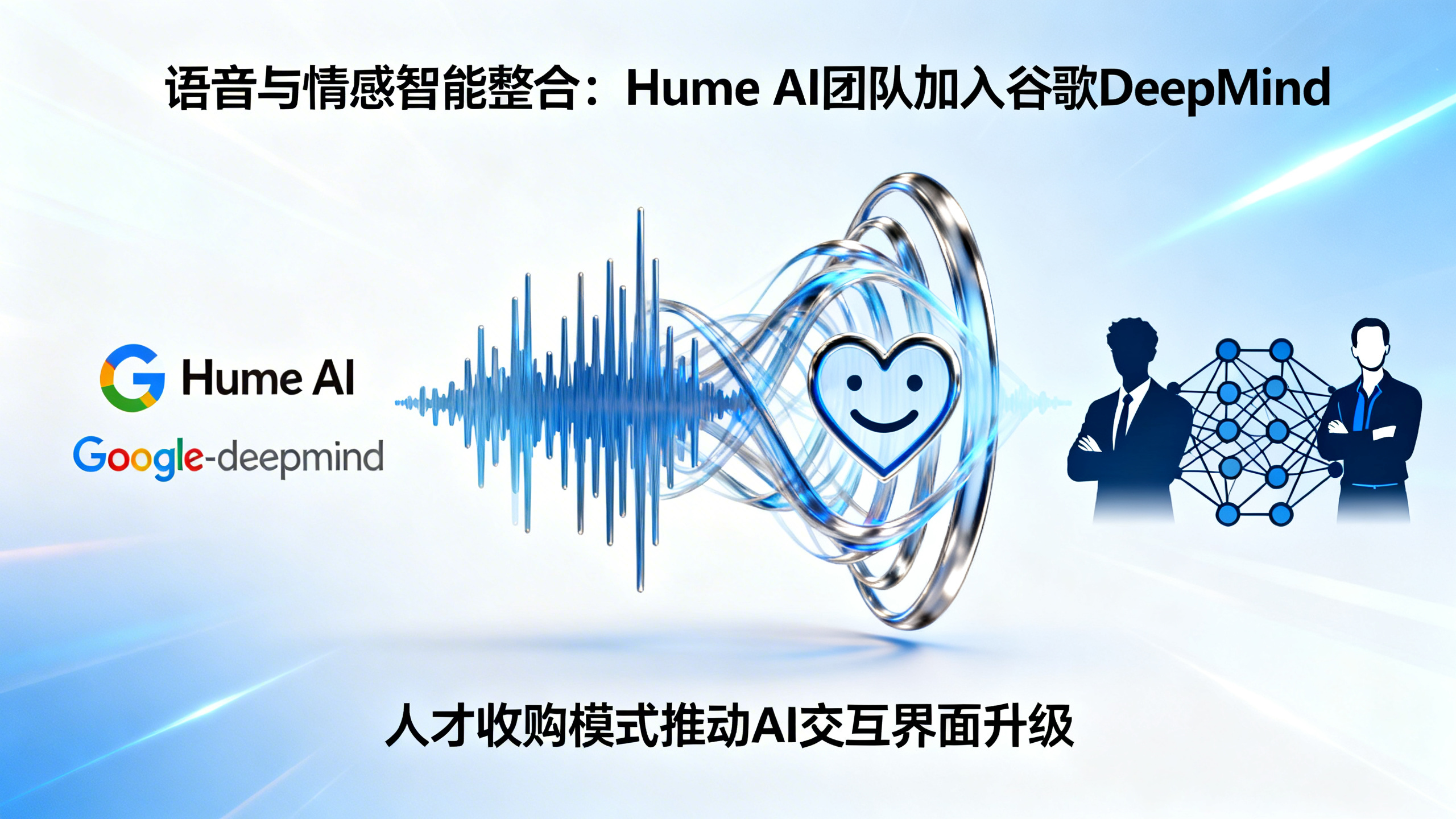 谷歌通过授权协议，从AI语音公司Hume AI挖走顶尖人才