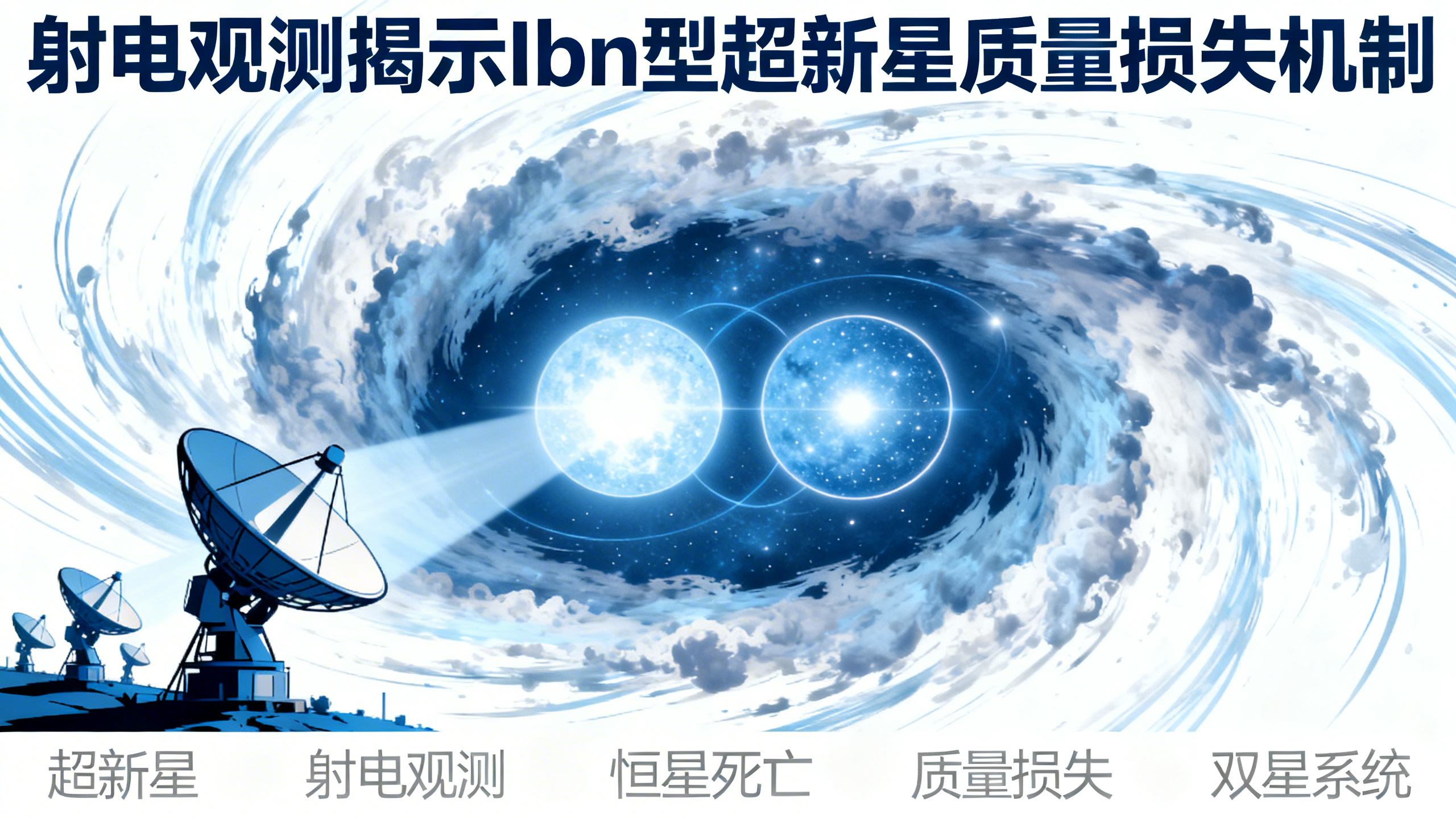 无线电波揭开了恒星爆炸前的神秘面纱