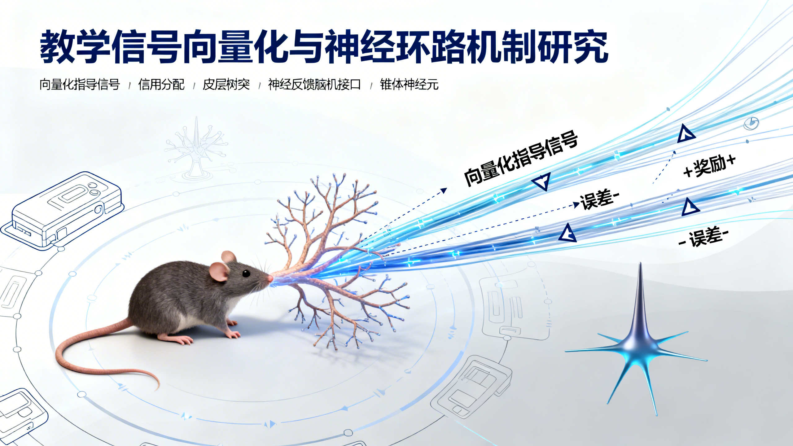 大脑神经元树突中的“指令信号”