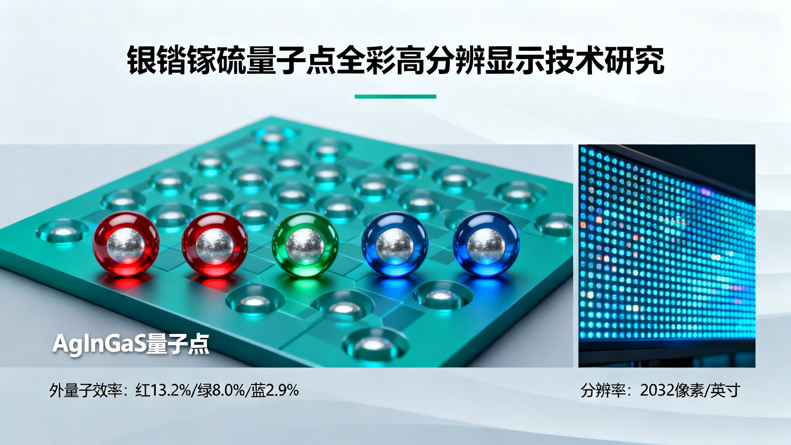 高效银空位均匀分布的量子点发光二极管及全彩显示屏