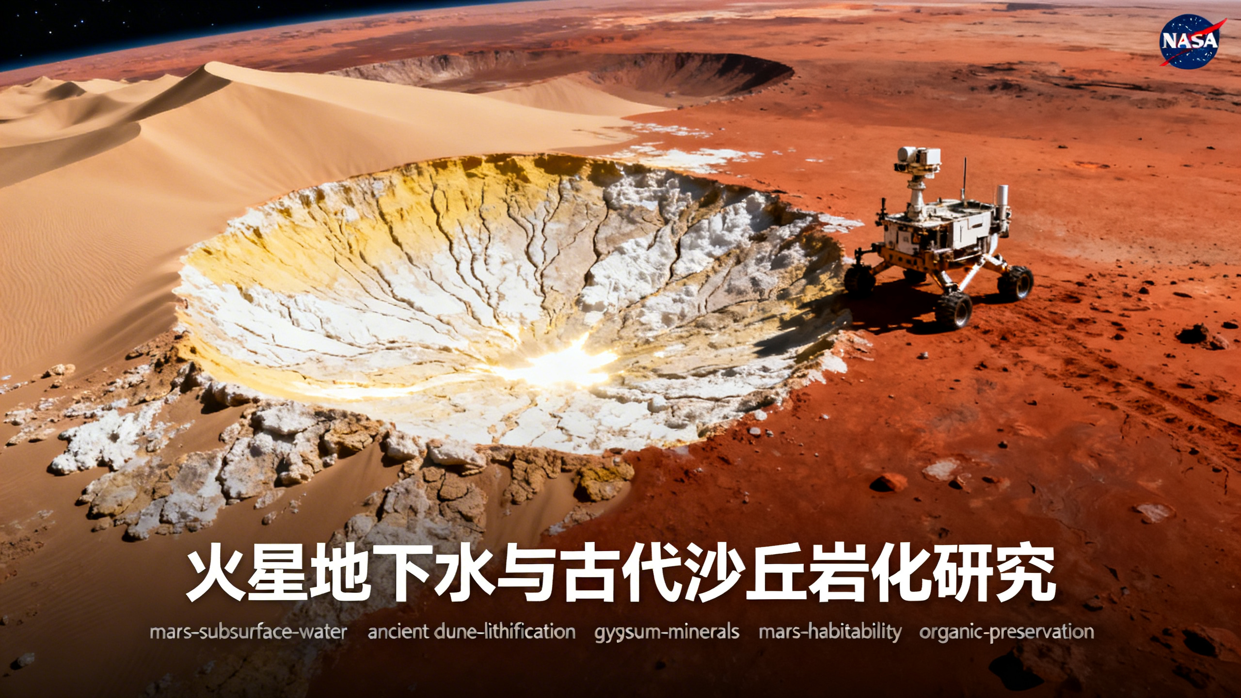 科学家在火星地下发现大量隐藏水源，可能曾孕育生命