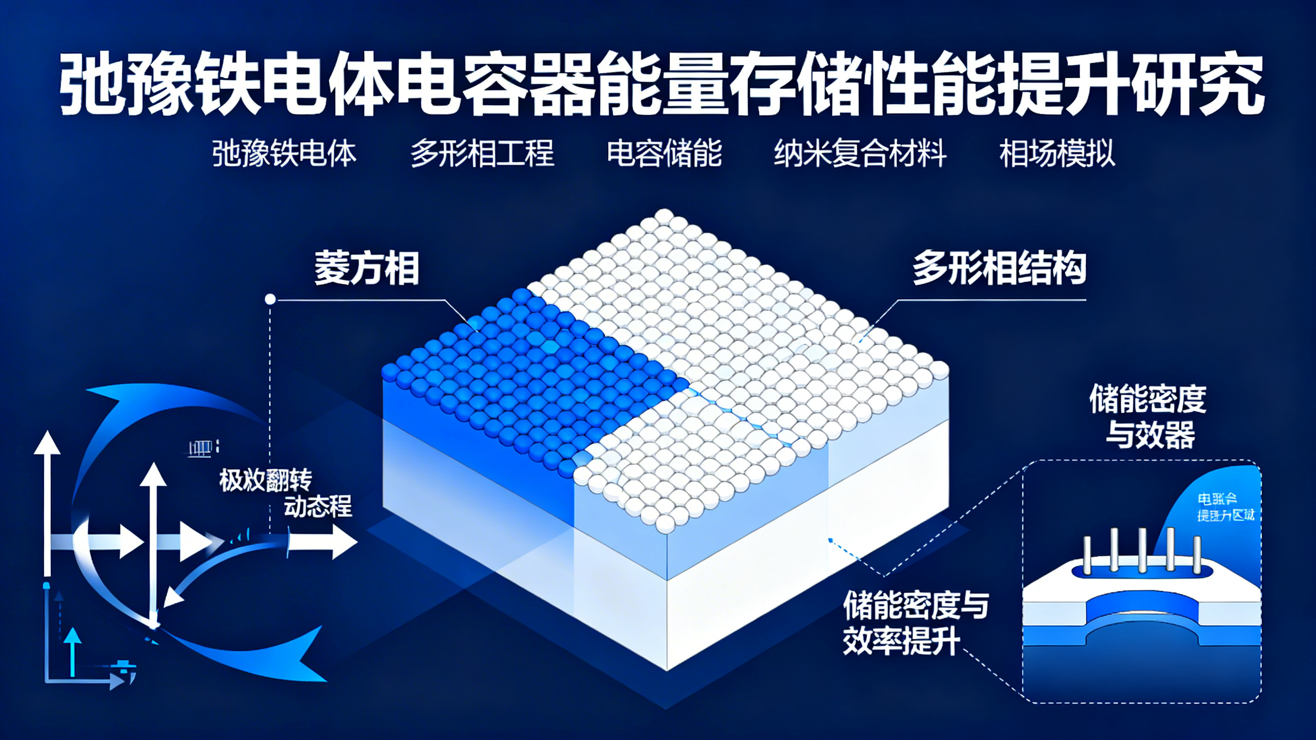 巧用相变，提升弛豫铁电材料的储电能力