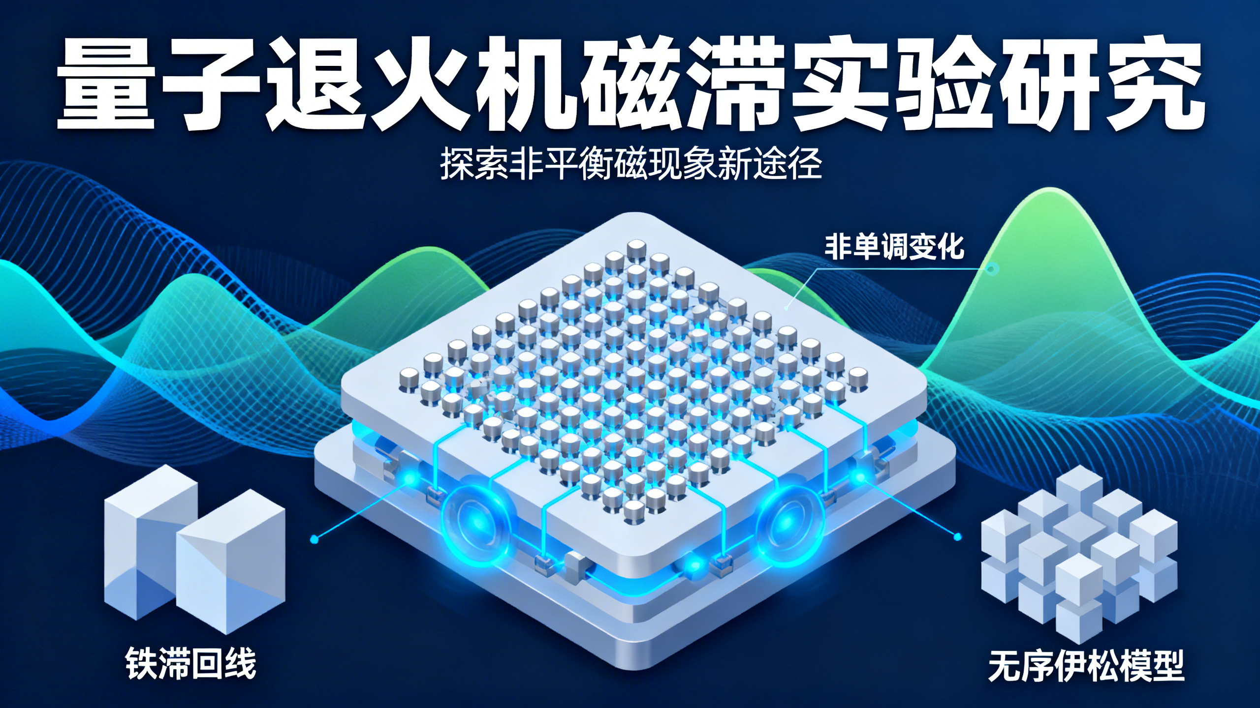 量子退火机的磁滞现象实验