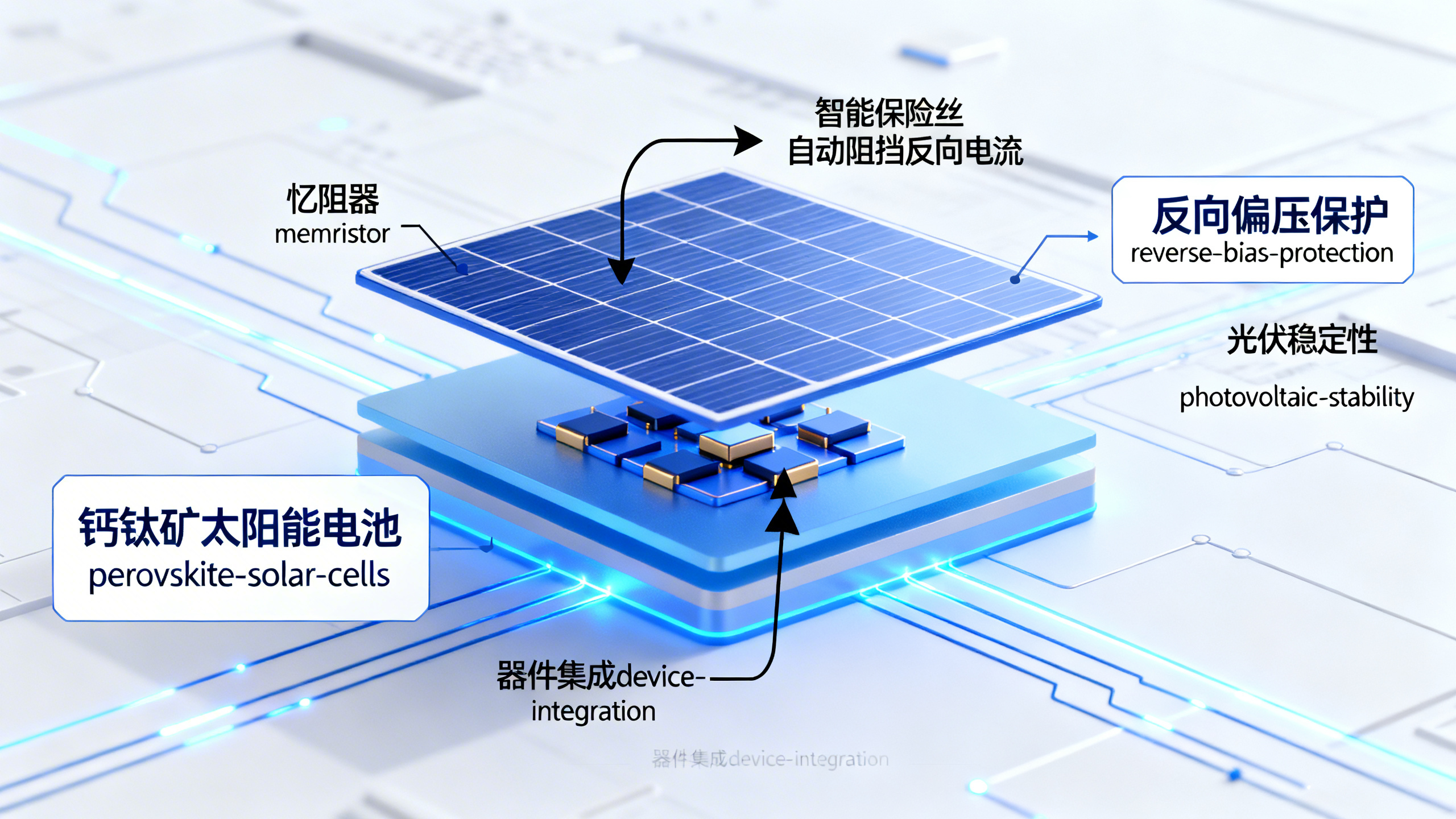 改变电流走向，解决钙钛矿太阳能电池的“隐形”难题