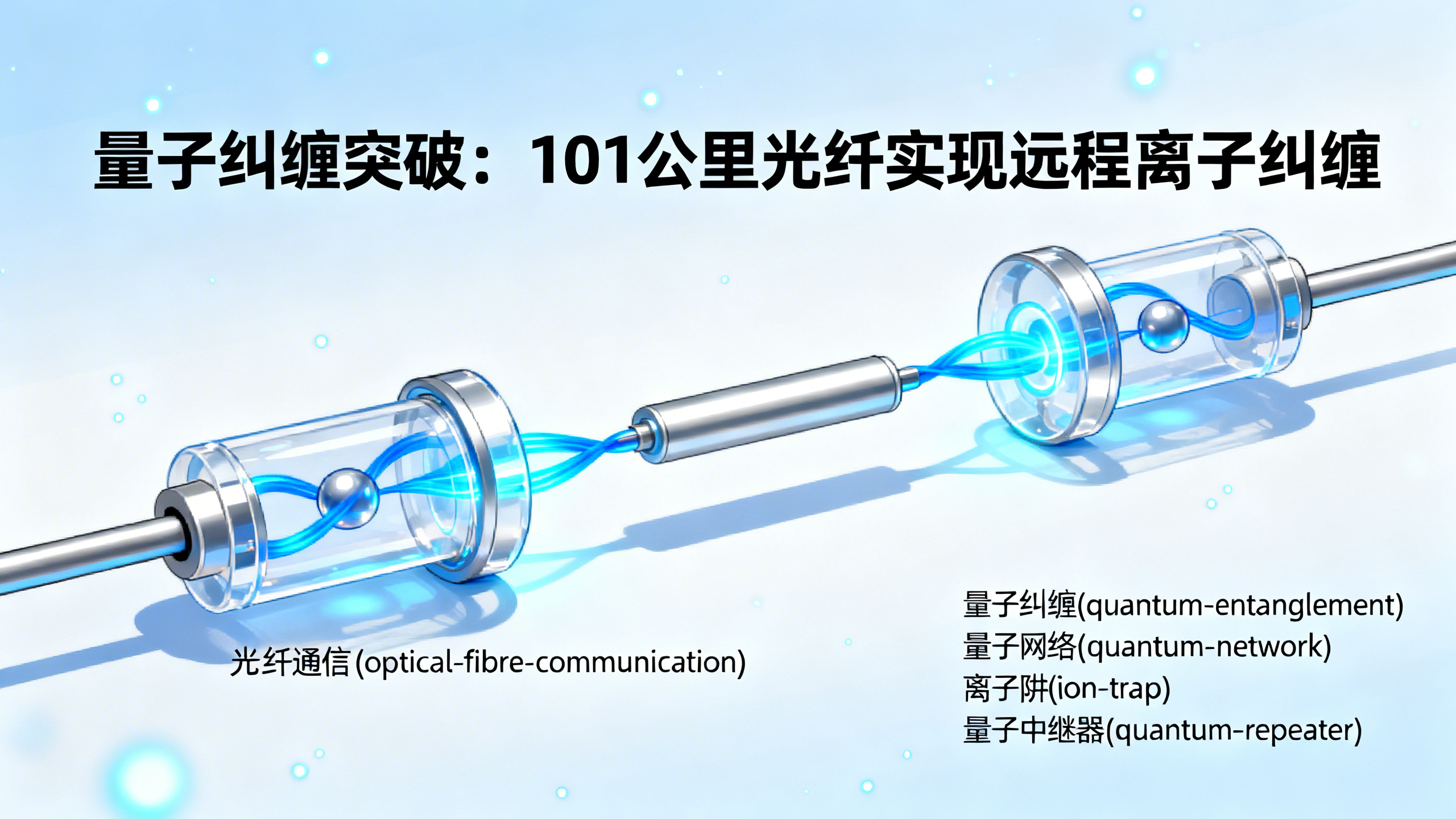 远距离量子连接：纠缠产生速度超过损耗速度