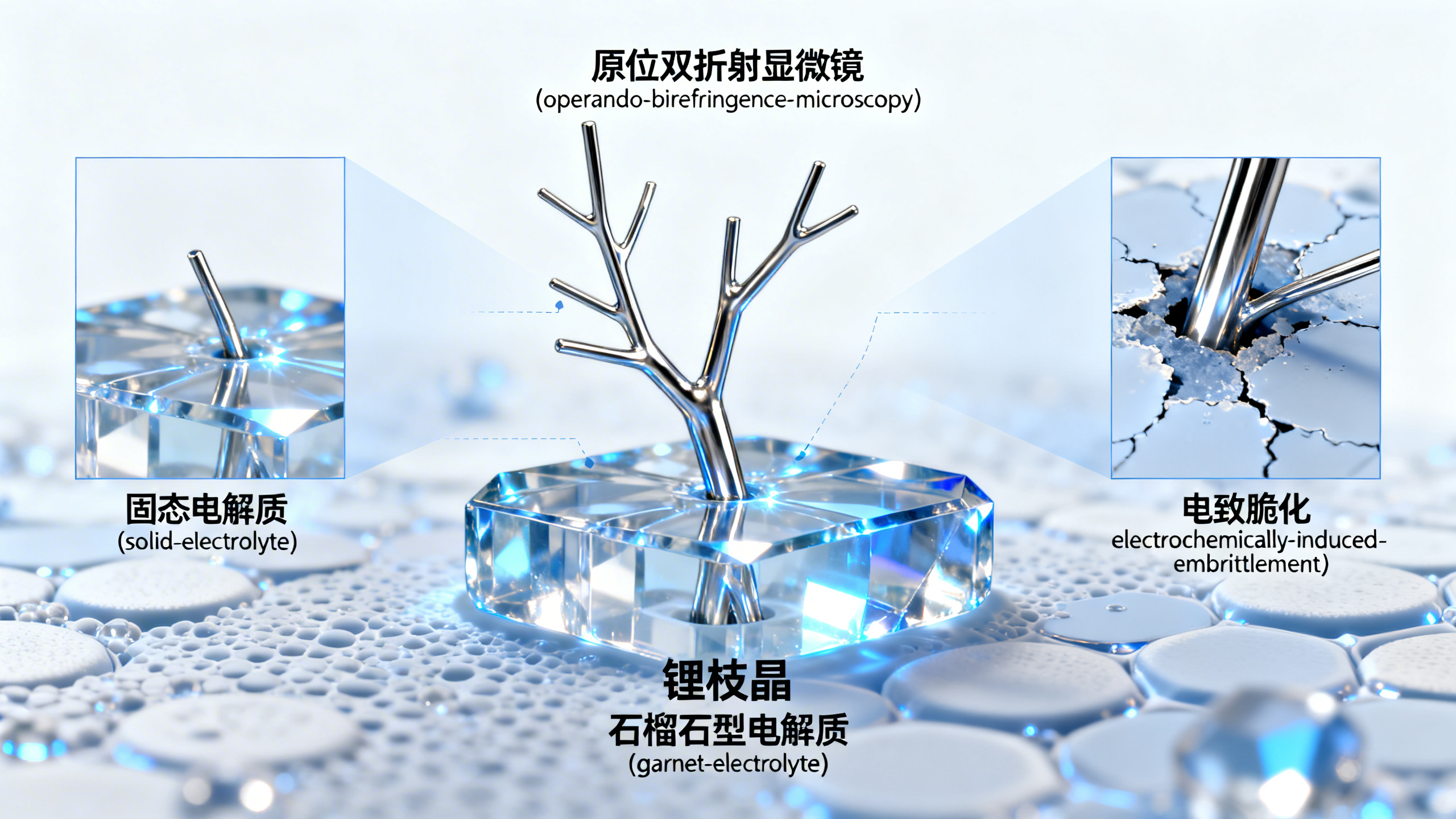 固态电解质中枝晶生长会引发电化学腐蚀