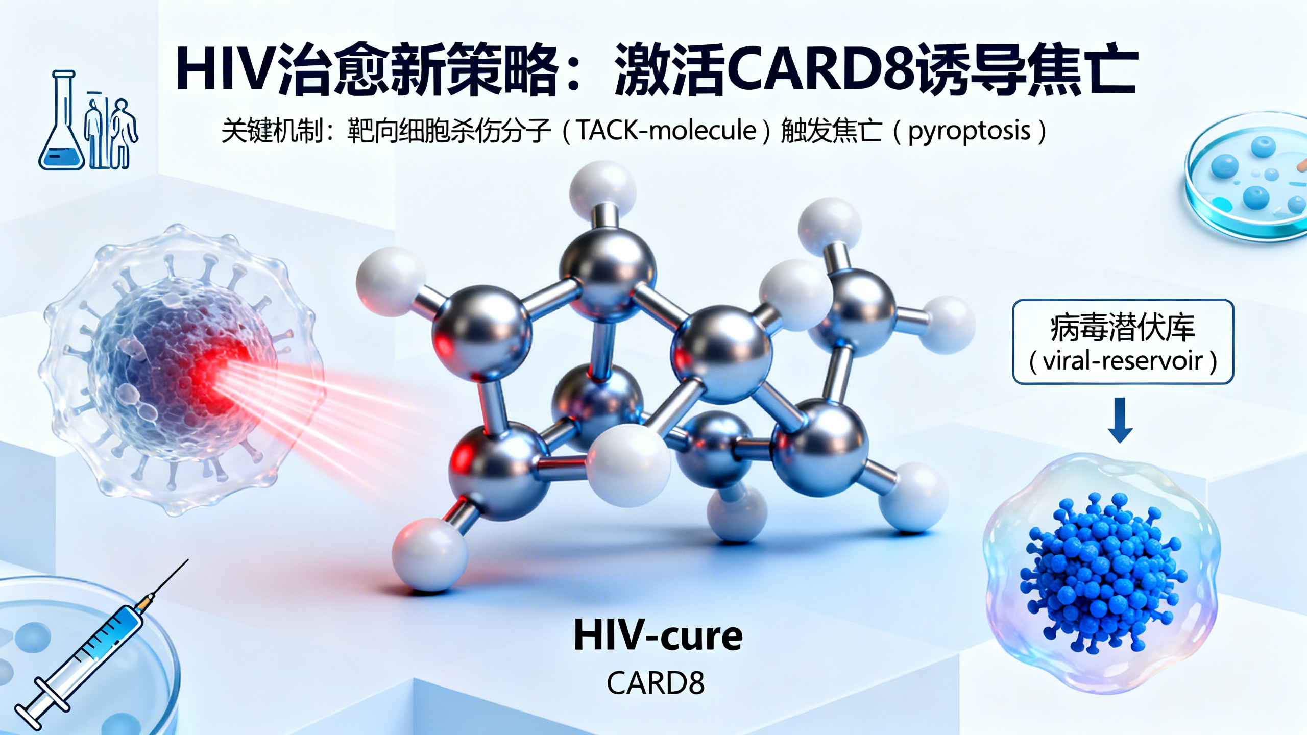 新疗法“逼”出潜伏的艾滋病毒，激活人体免疫警报