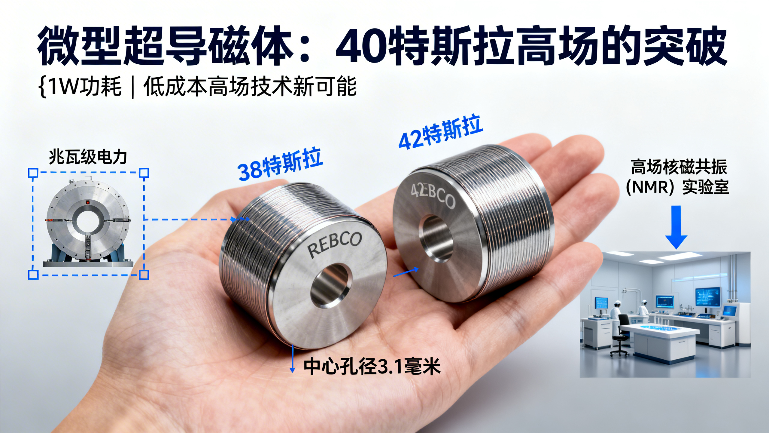 40特斯拉的迷你磁铁