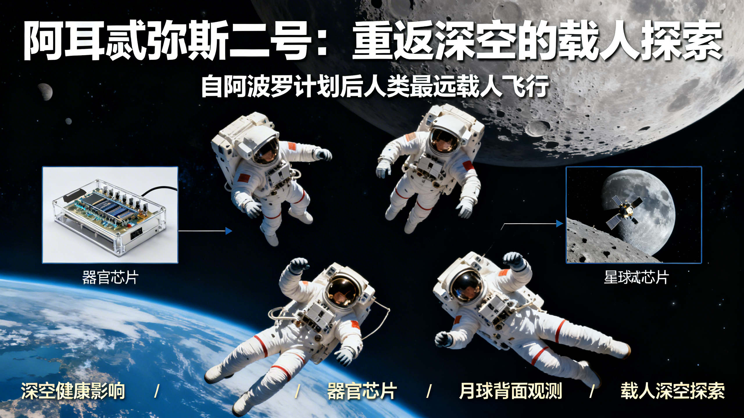 “阿耳忒弥斯2号”即将载人绕月飞行——他们将开展哪些科学任务？