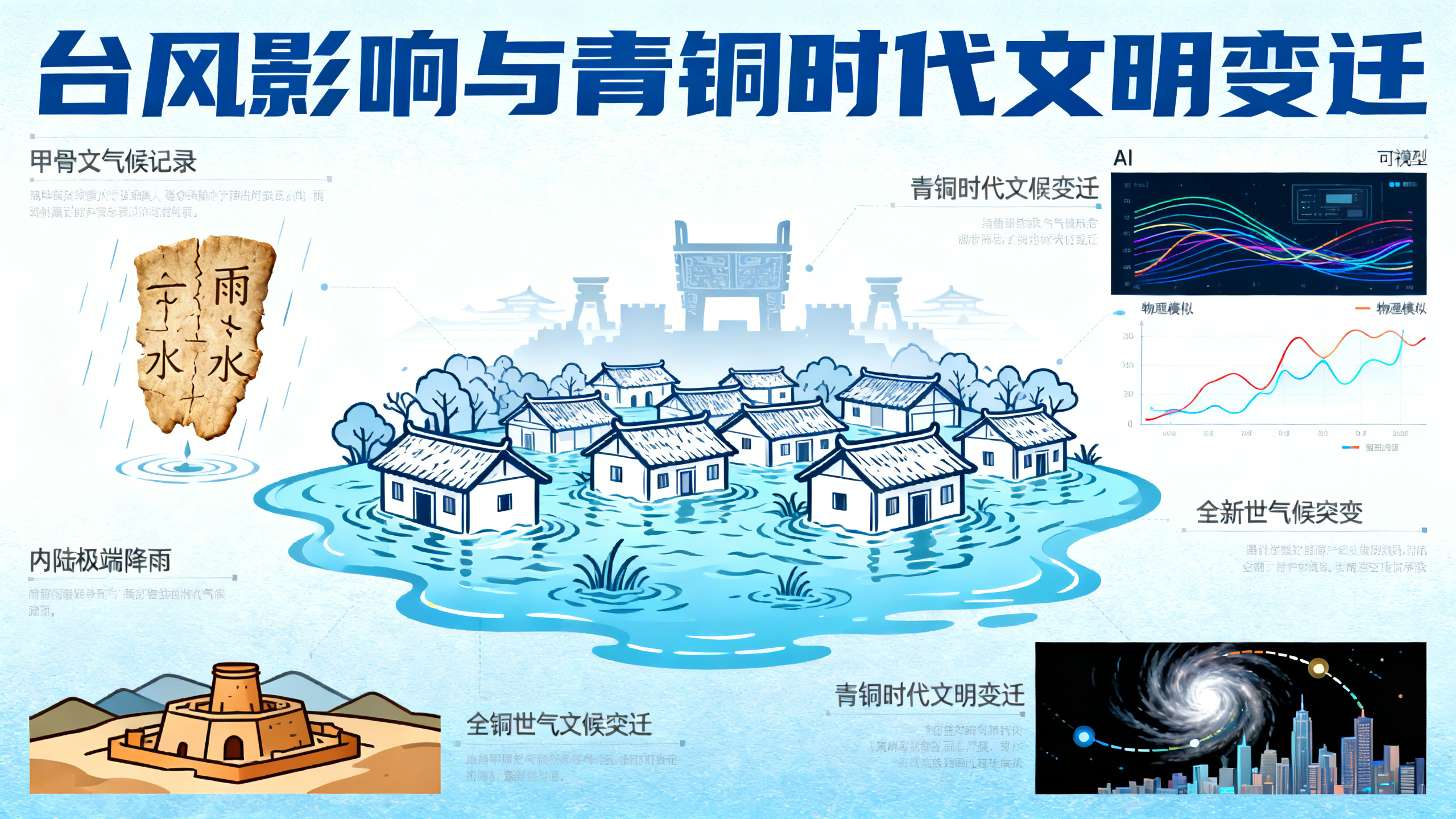 3000年前，台风如何引发中国内陆地区灾害？——考古发现结合人工智能与物理模型给出答案