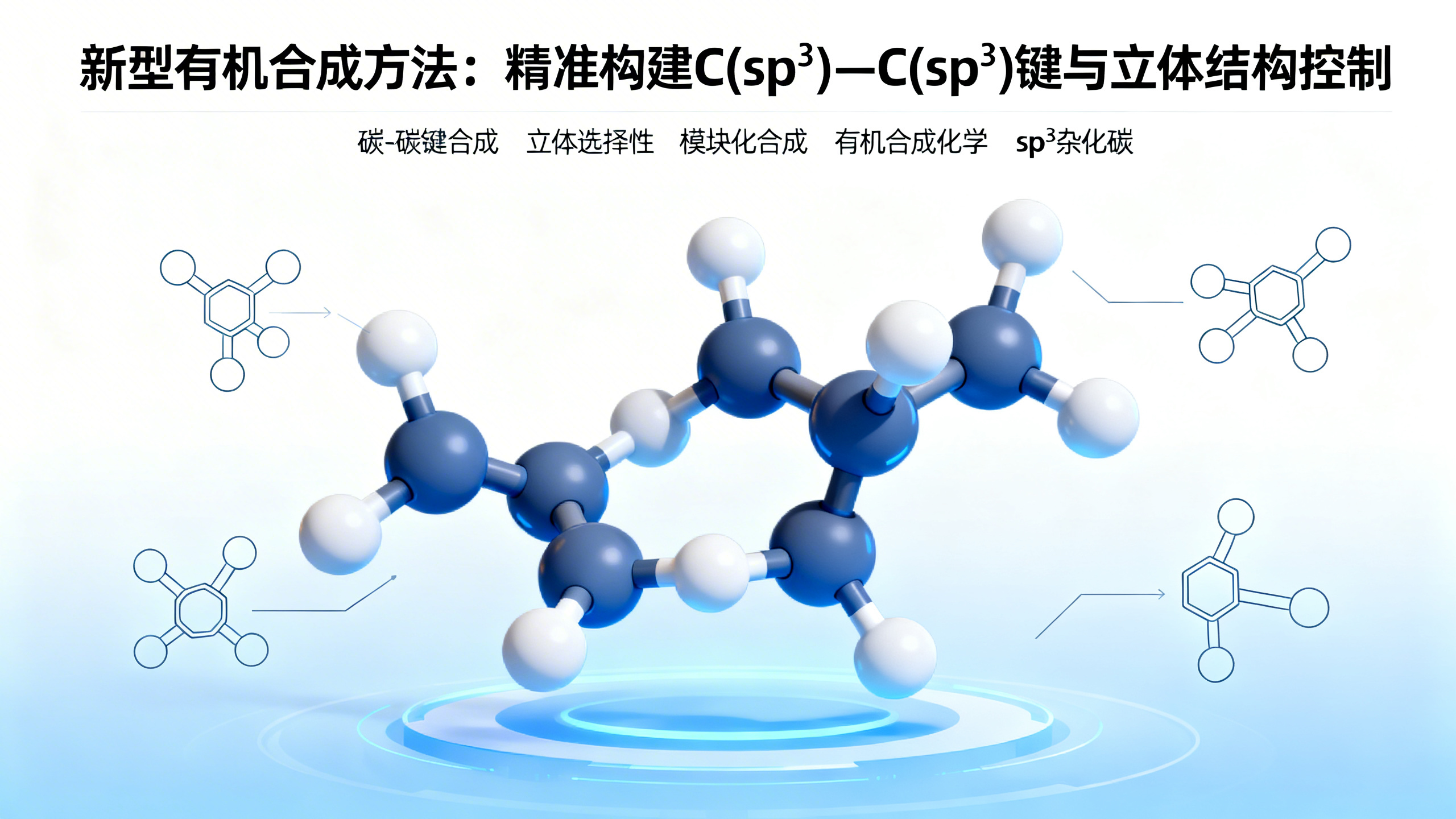 随意组合合成三维小分子
