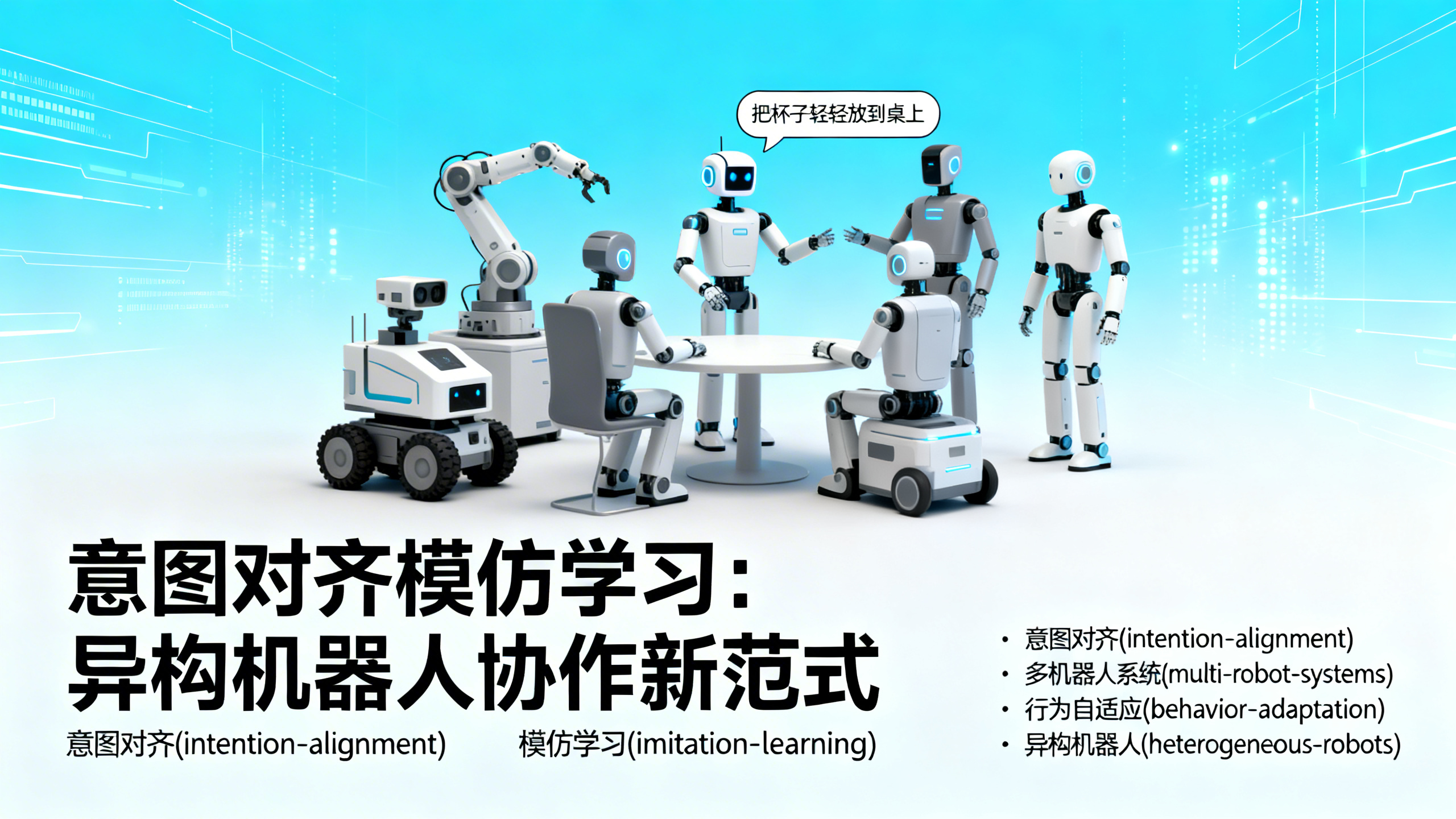 机器人之间如何“心有灵犀”：通过理解彼此意图来协调行动