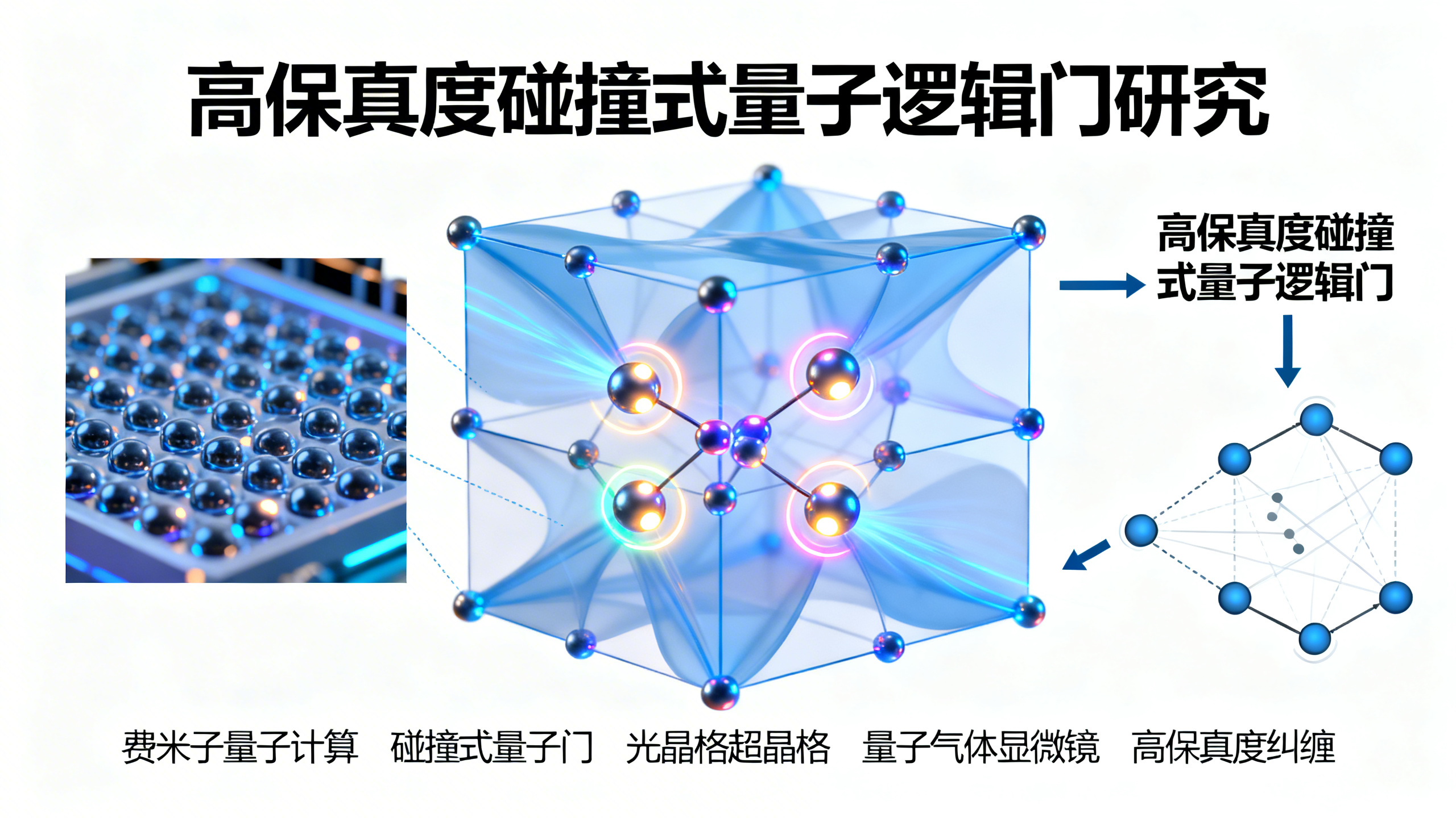 用费米原子实现高精度量子碰撞门