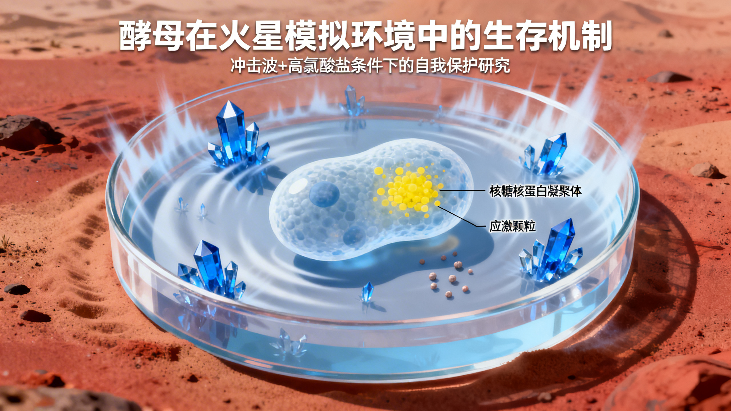 火星上真有生命？微小细胞挺过了剧烈冲击和有毒土壤