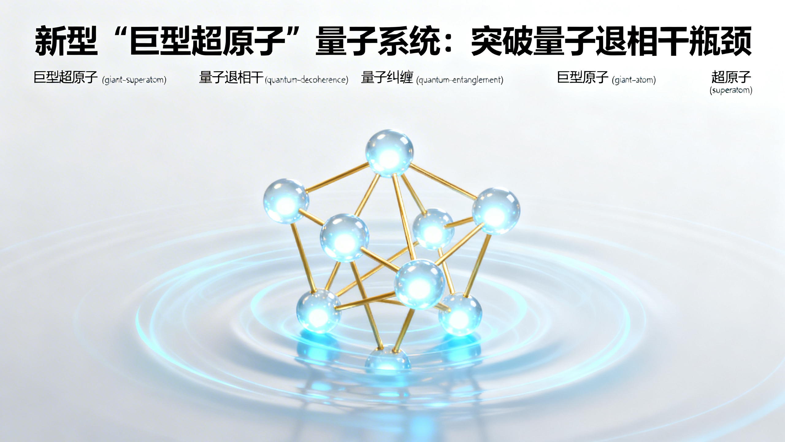 “巨型超级原子”有望破解量子计算最大难题