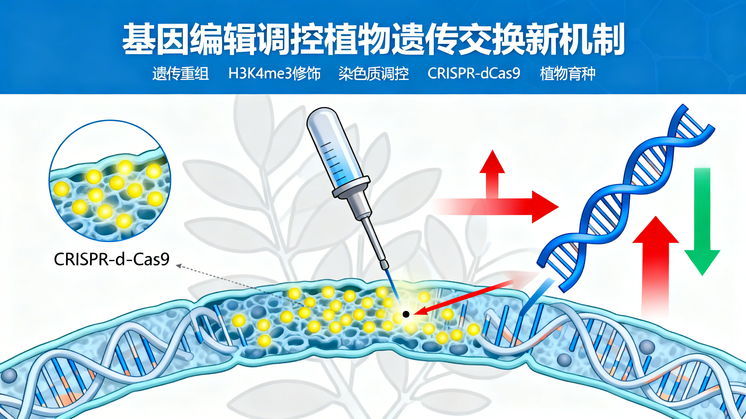 给拟南芥的“基因交换热点”装上“开关”，调控细胞减数分裂时的基因重组