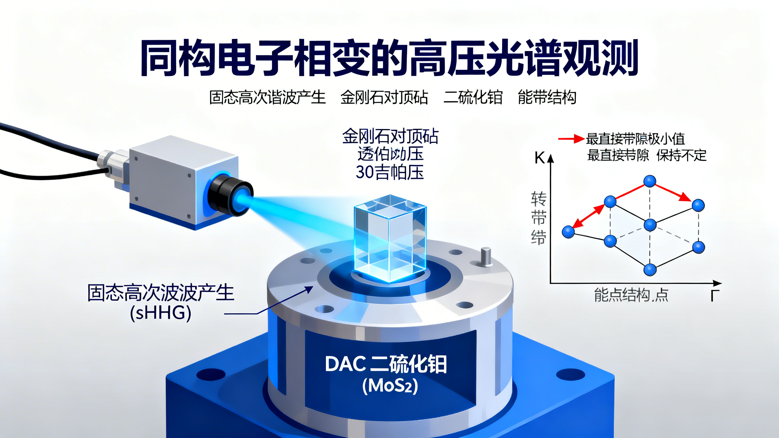 二硫化钼中电子结构的“隐形变身”