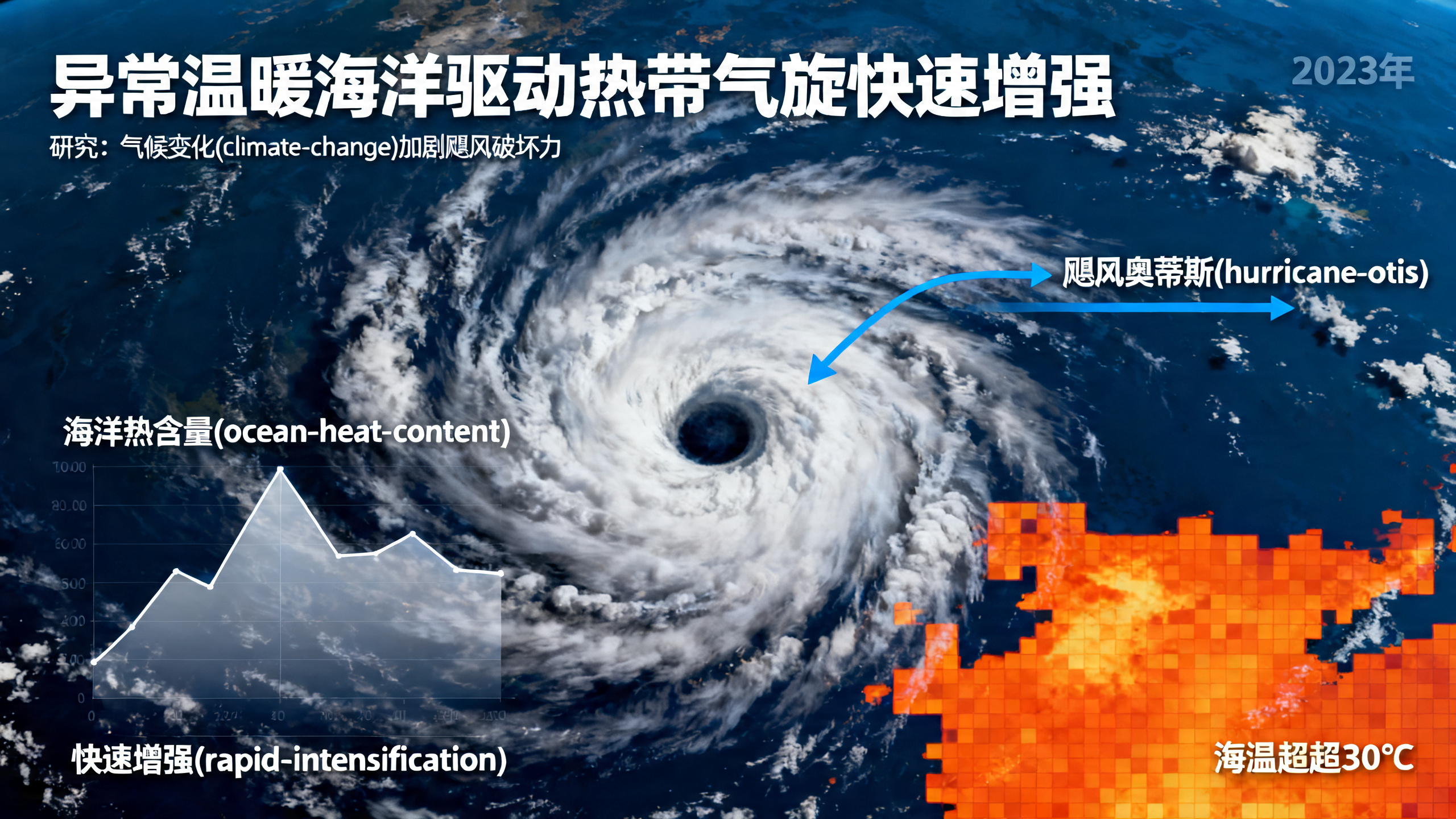 海洋热浪会“助推”热带气旋增强