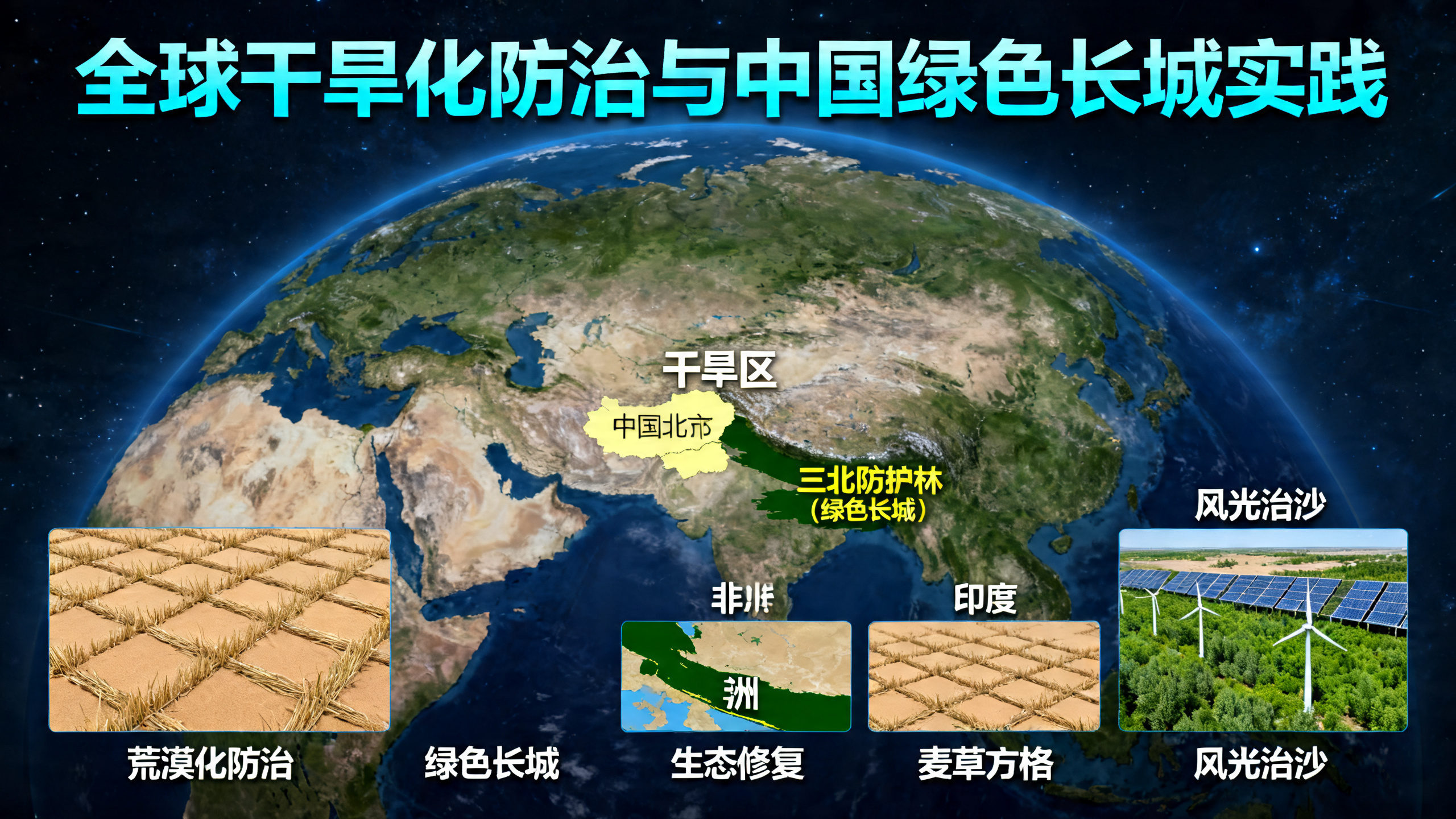 中国的“绿色长城”能帮我们抵御全球沙漠化吗？